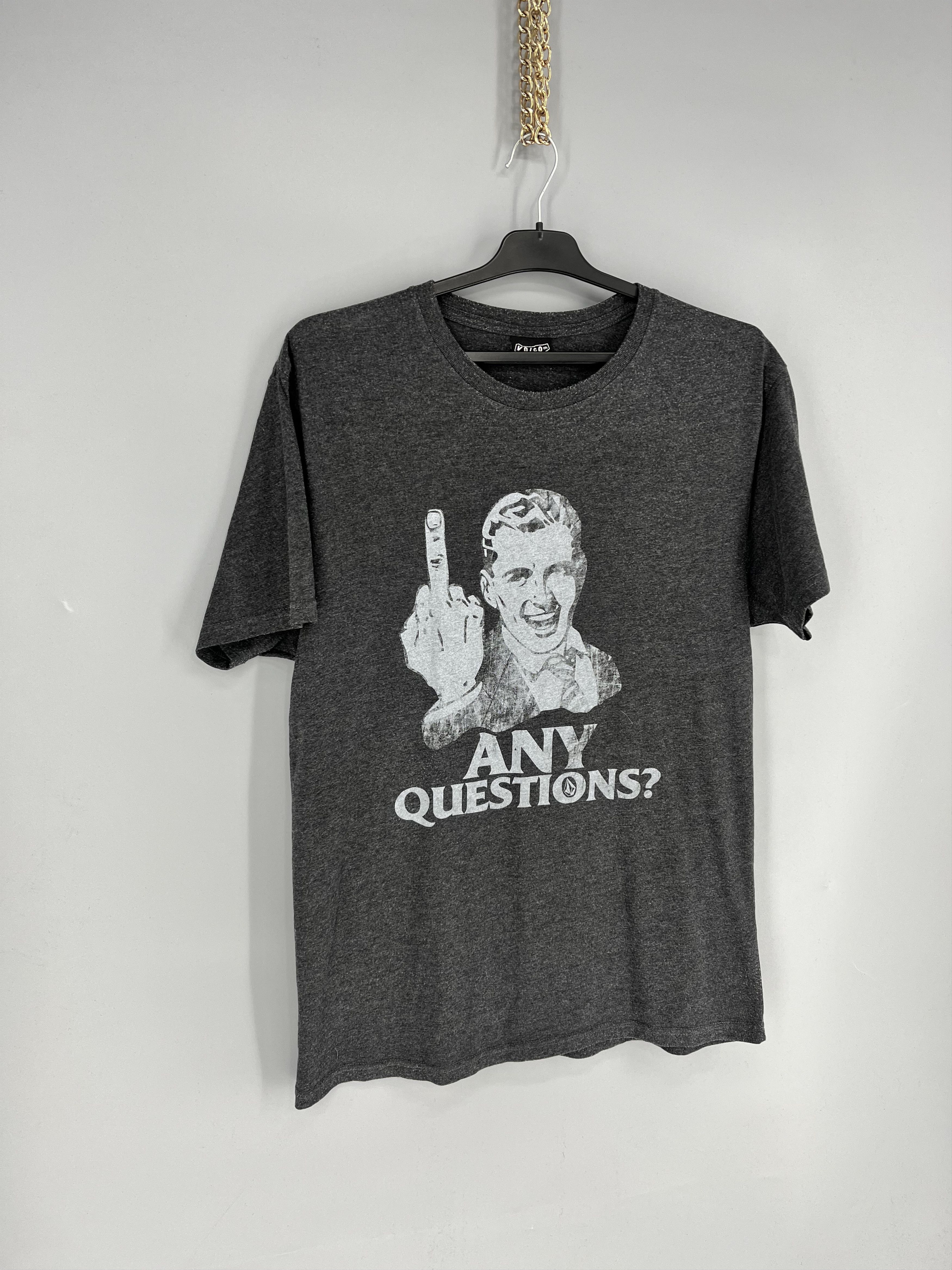 Other Vintage Tshirt VOLCOM ANY QUESTIONS Size US L / EU 52-54 / 3 - 2 Thumbnail