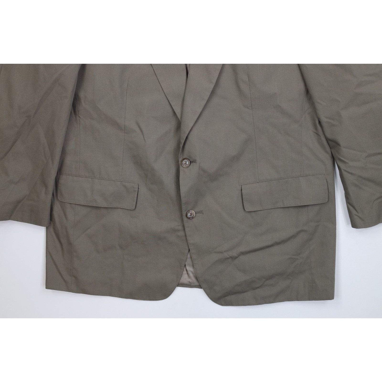 Brooks Brothers Vintage 80s 90s Brooks Brothers Wool 2 Piece Suit Wedding Size 44R - 5 Thumbnail