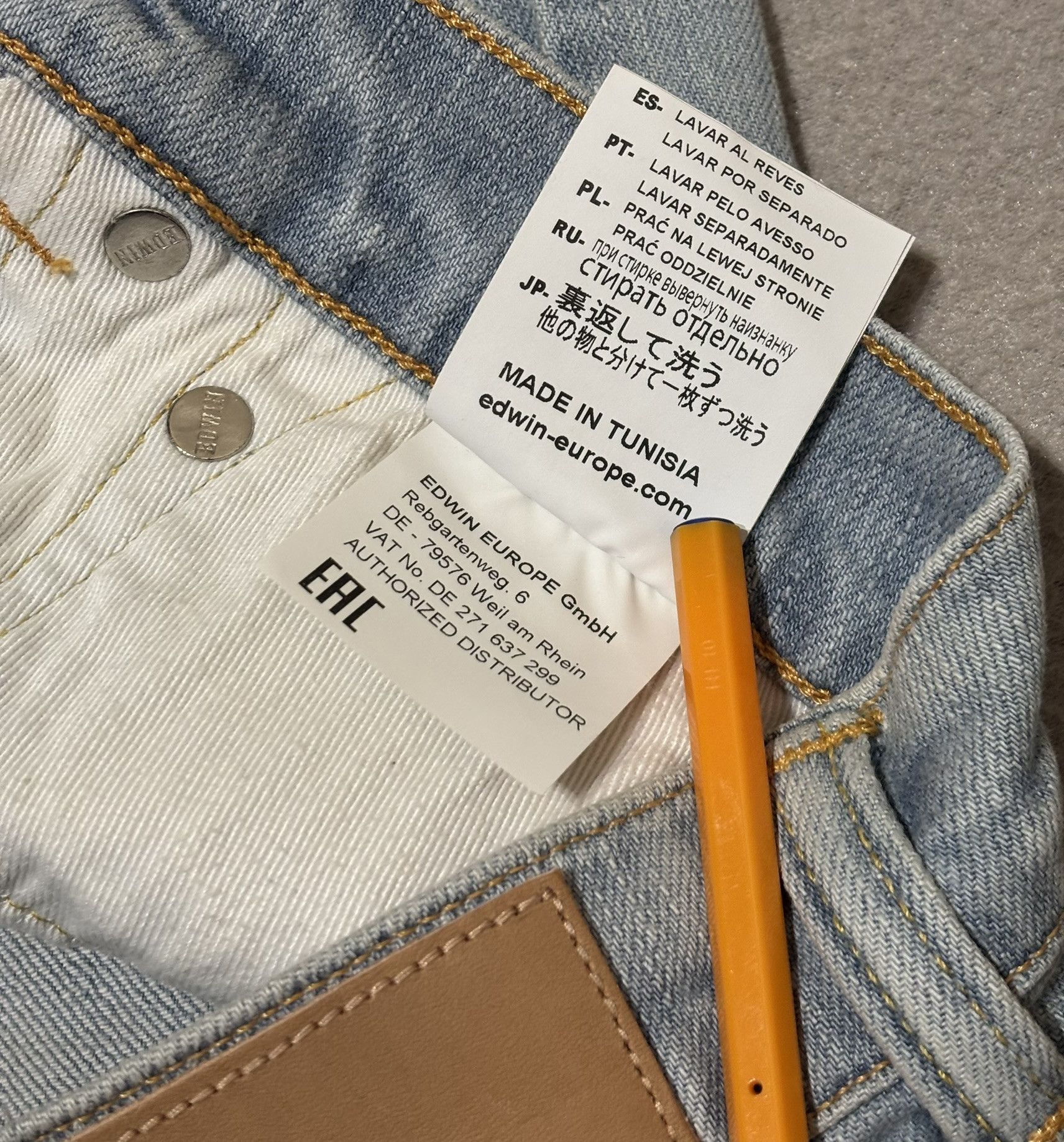 Edwin Edwin ED-80 Slim Tapered Jeans Size 31-34 Size US 31 - 21 Thumbnail