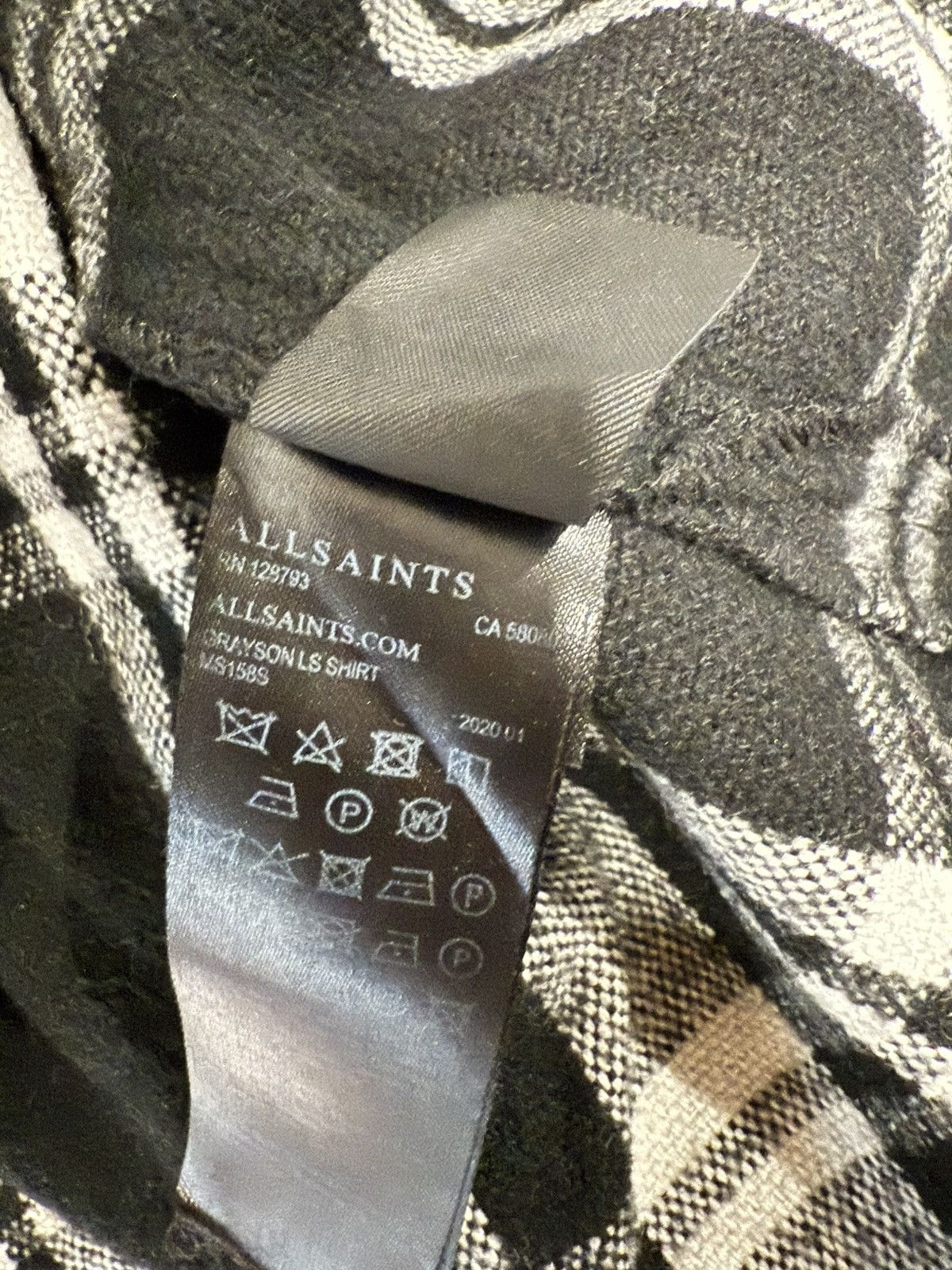 Allsaints Allsaints Flannel Size US M / EU 48-50 / 2 - 7 Thumbnail
