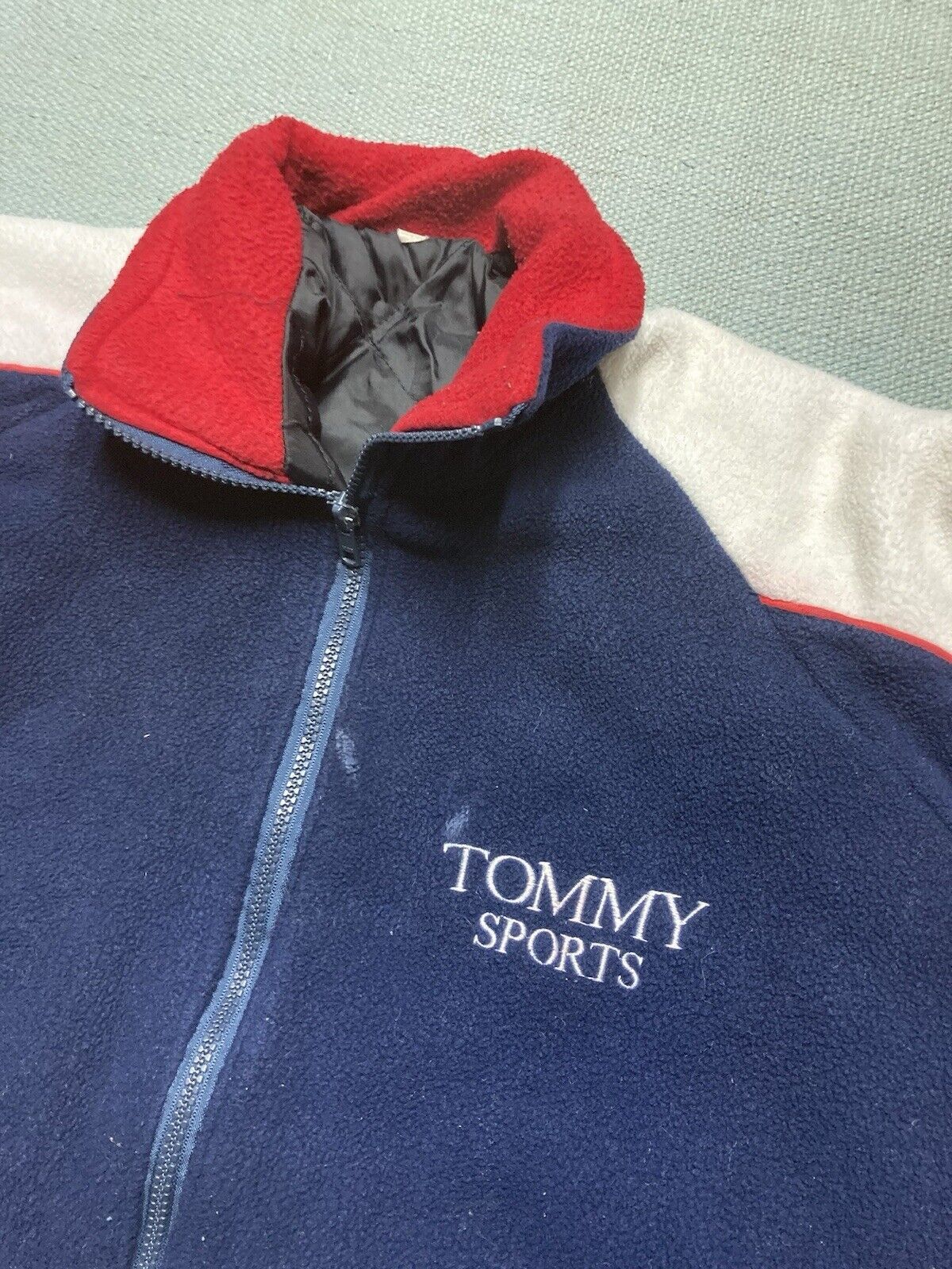 Tommy Hilfiger × Vintage Vintage Tommy Hilfiger fleece bomber jacket Tommy sports XL Size US XL / EU 56 / 4 - 6 Thumbnail