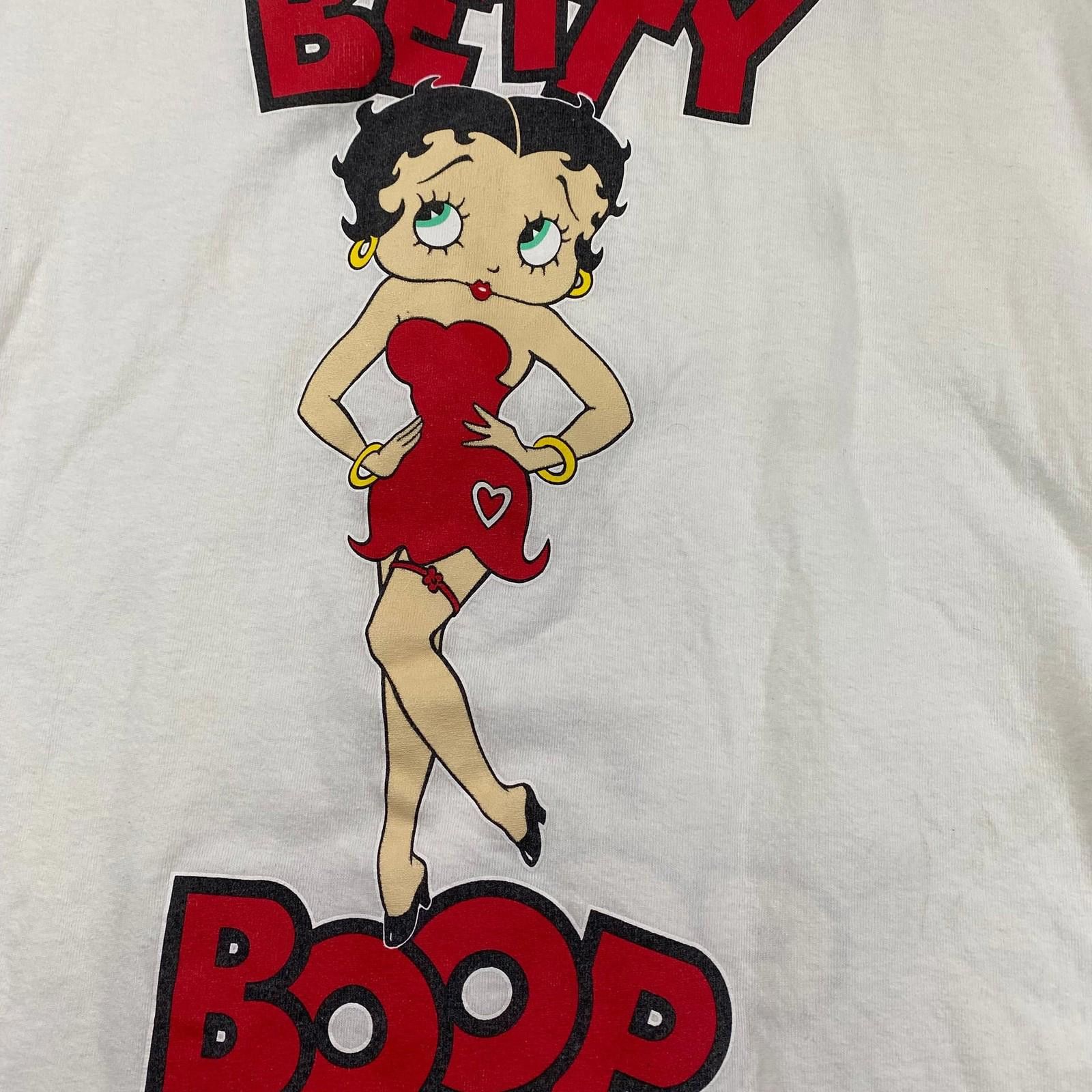 Other Betty Boop Vintage 1988 White T-shirt Front and Back Print Size US L / EU 52-54 / 3 - 2 Thumbnail