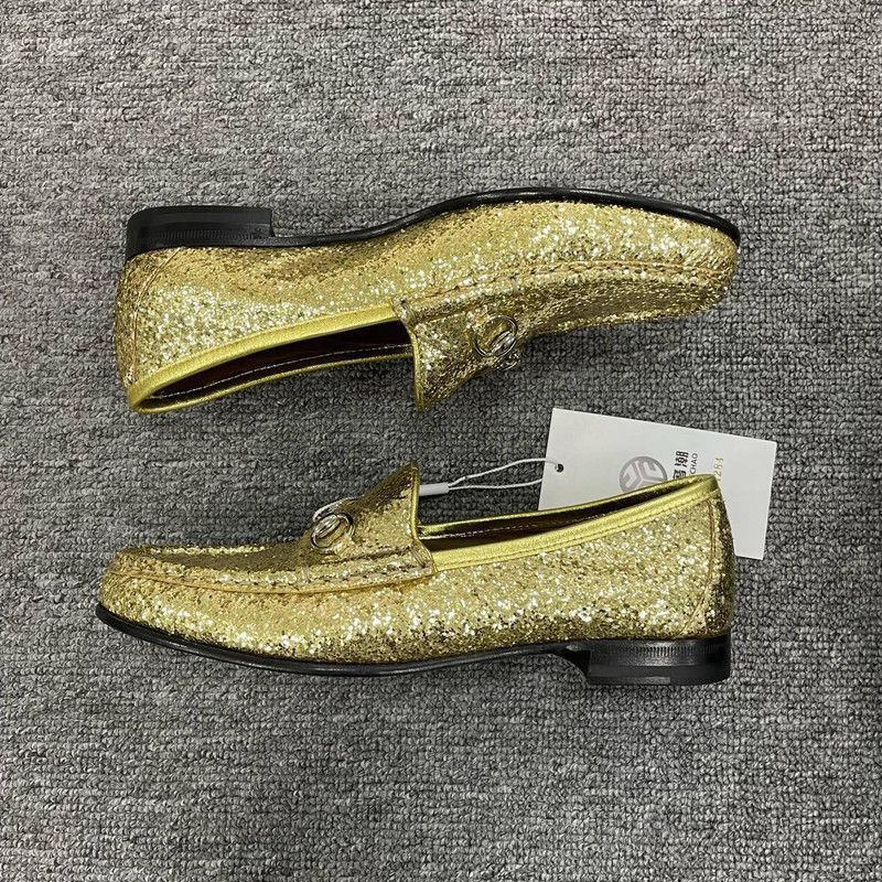 Gucci Gucci Stylish Slip-On Casual Loafers in Gold Size US 6.5 / EU 39-40 - 5 Thumbnail