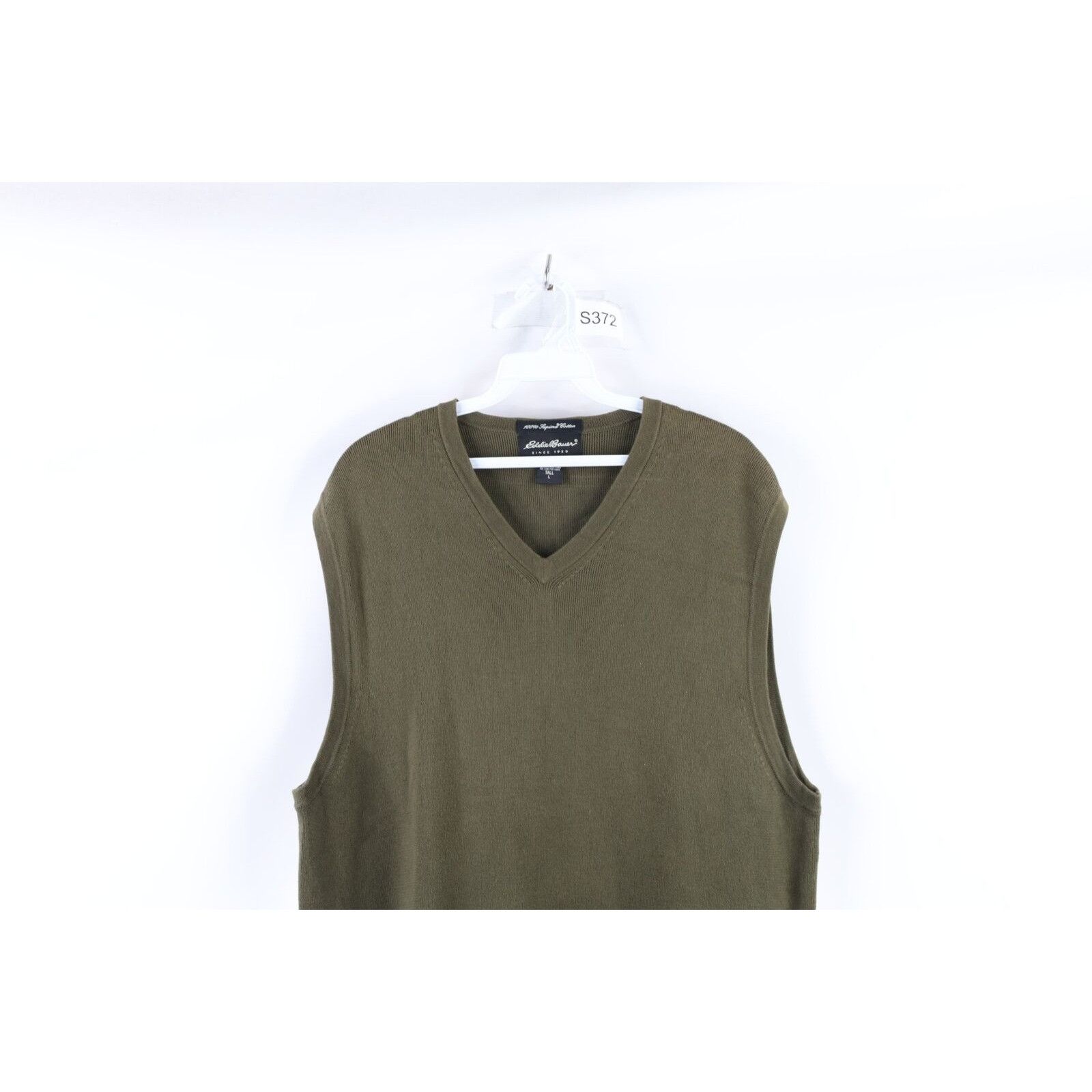 Eddie Bauer × Vintage Vintage Eddie Bauer Faded Cotton Knit Sweater Vest Size US L / EU 52-54 / 3 - 2 Thumbnail