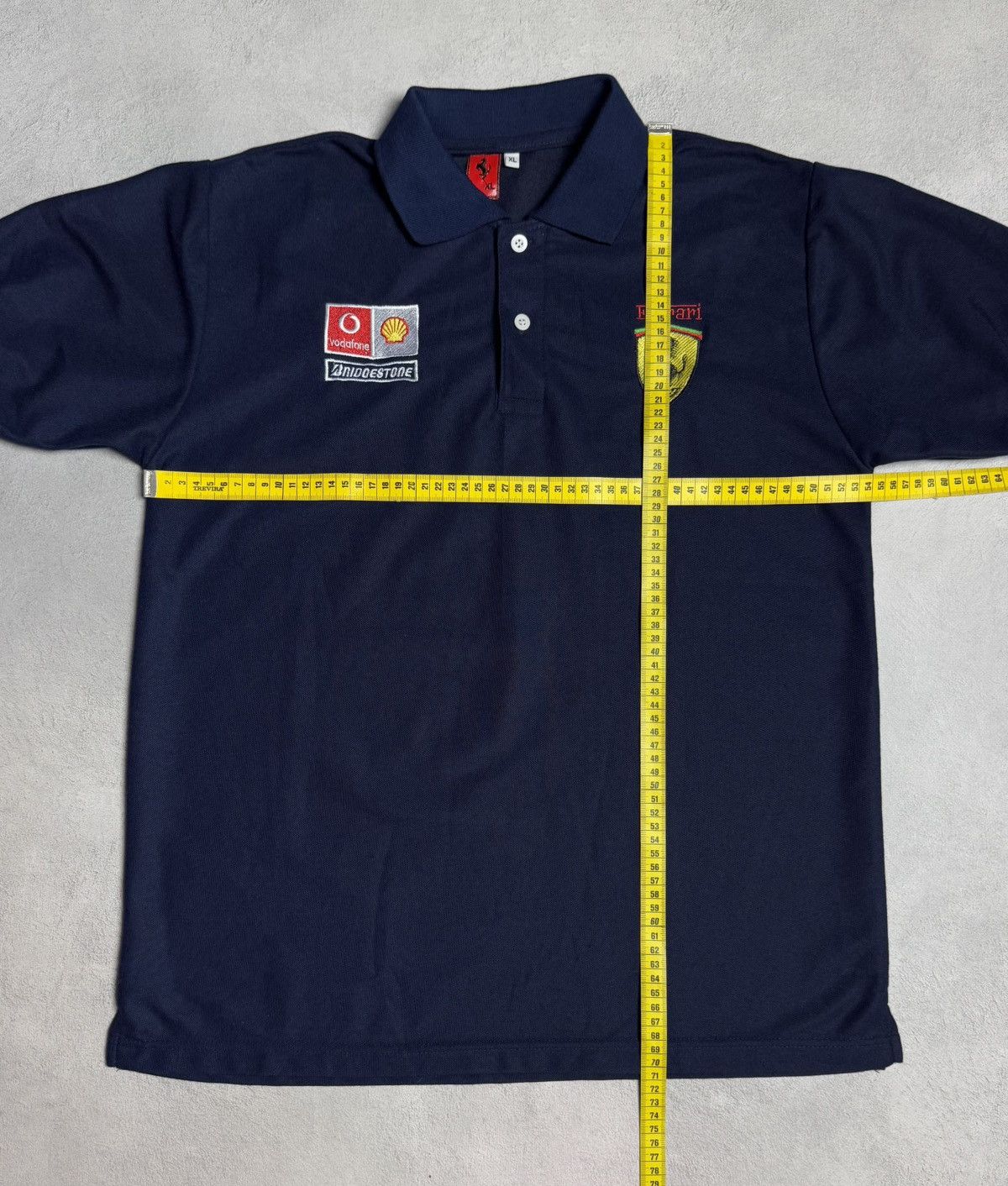 Ferrari FERRARI Racing Polo Shirt Big Embroidered Logo size L Size US L / EU 52-54 / 3 - 12 Thumbnail
