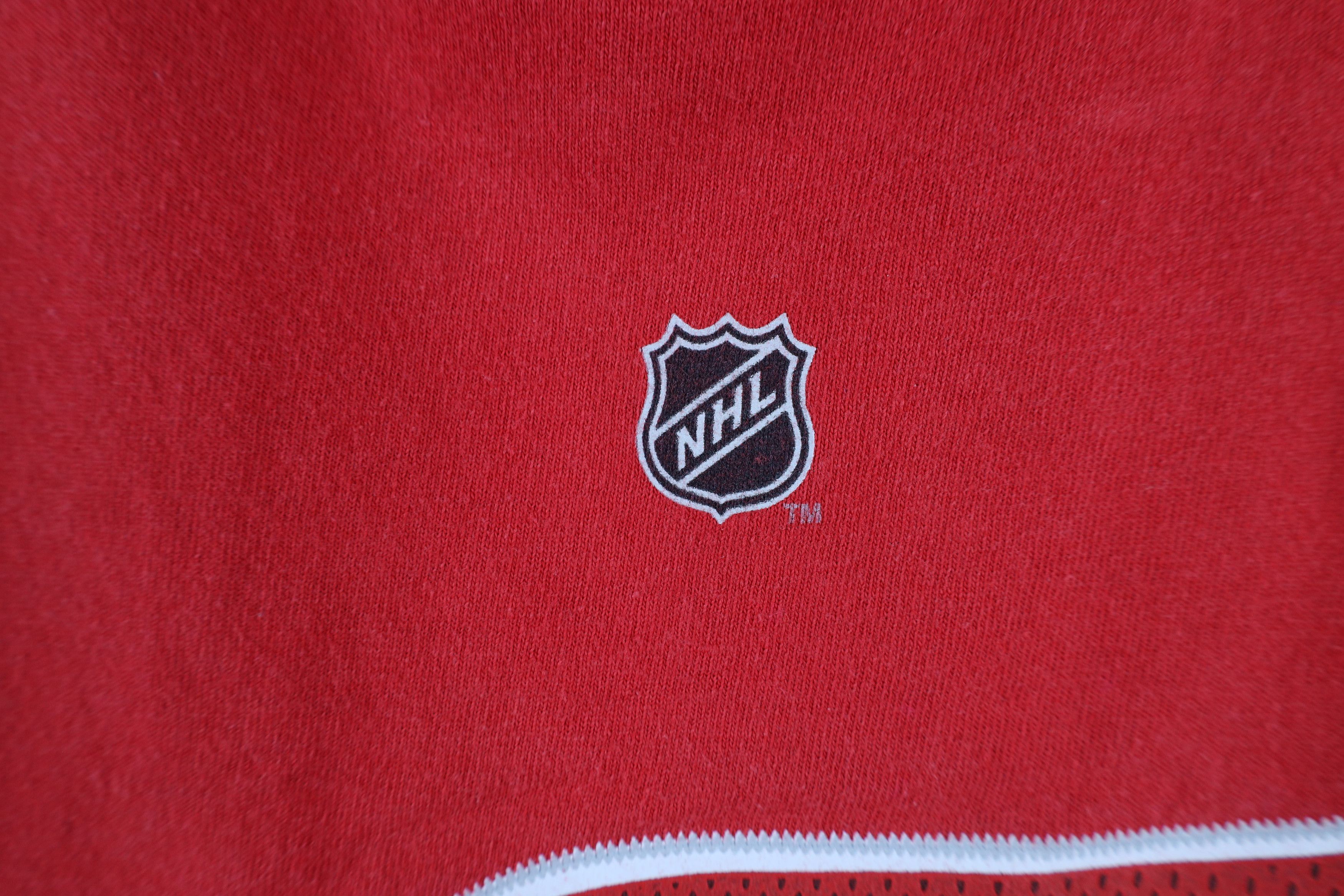 Reebok × Vintage Vintage Reebok Lidstrom Detroit Red Wings Jersey T-Shirt Size US L / EU 52-54 / 3 - 5 Thumbnail