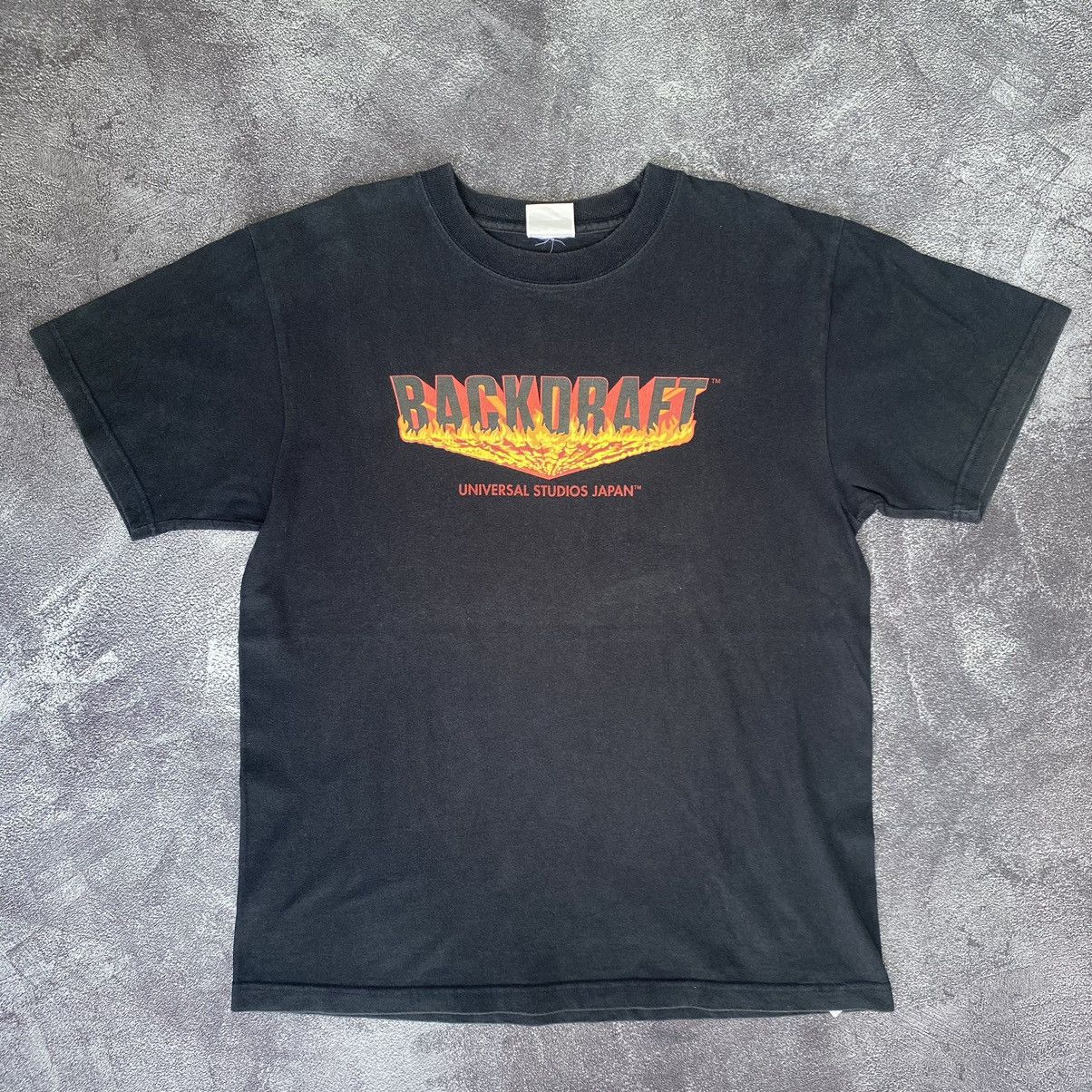 Vintage Backdraft Movie Logo Universal Studios Japan Tee
