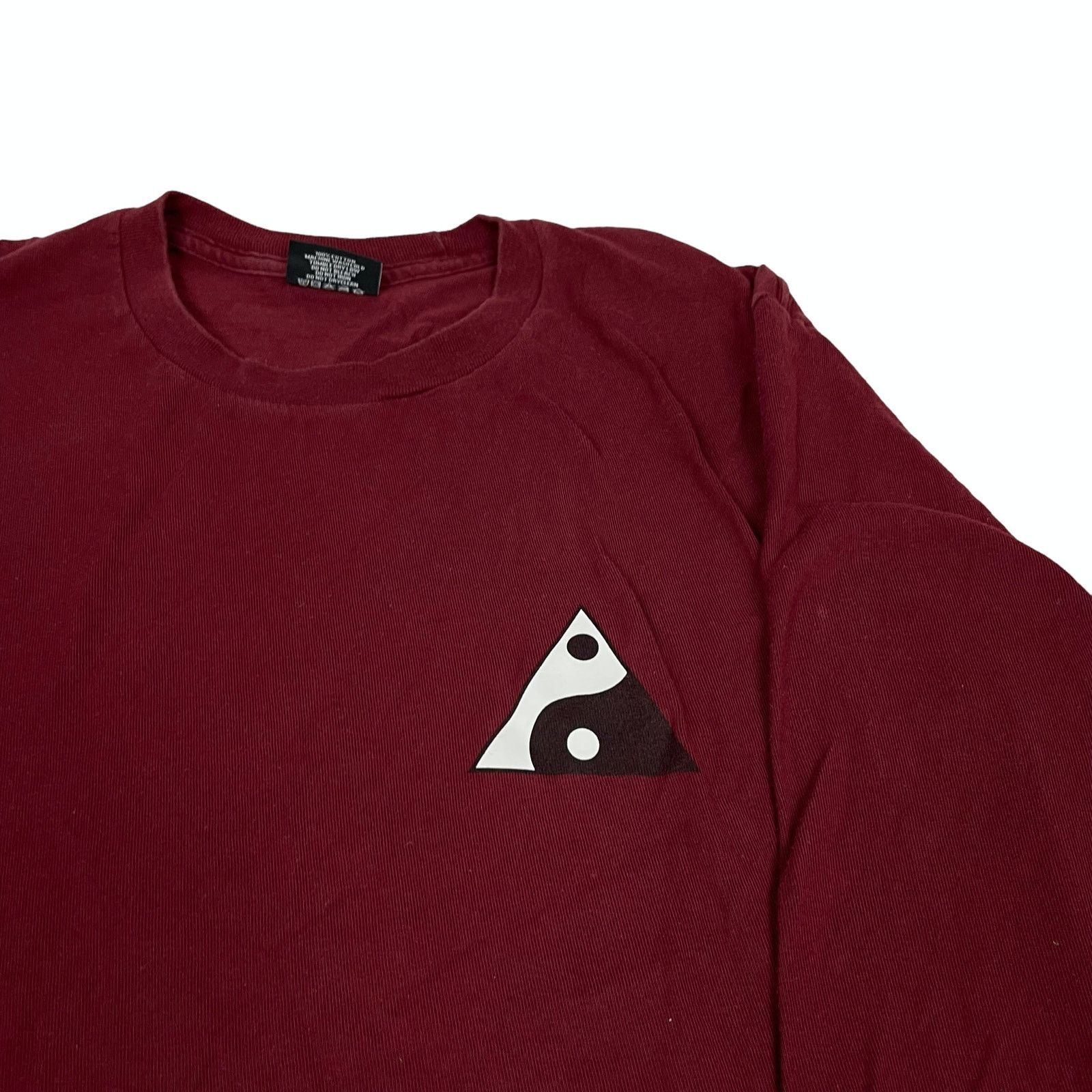 Stussy Stussy Men Maroon Cotton Long Sleeve Pullover T-Shirt Medium Size US M / EU 48-50 / 2 - 4 Thumbnail