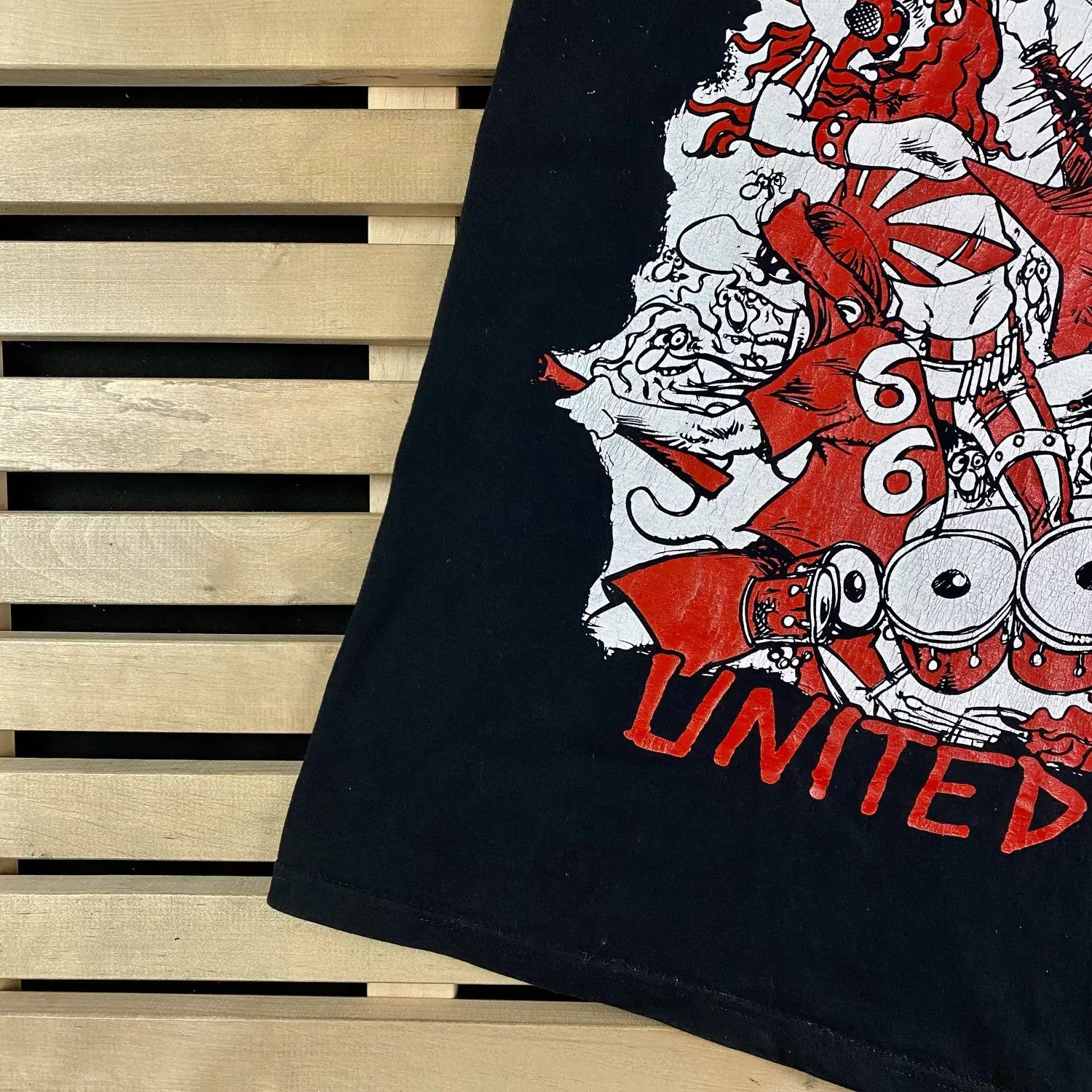 Band Tees Mens Vintage T Shirt Headbangers United Size L Size US L / EU 52-54 / 3 - 3 Thumbnail