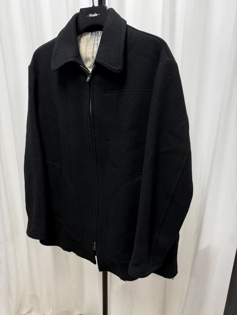 Yohji Yamamoto yohji yamamoto Woolen three-dimensional curve cut coat 2503 Size US L / EU 52-54 / 3 - 2 Thumbnail