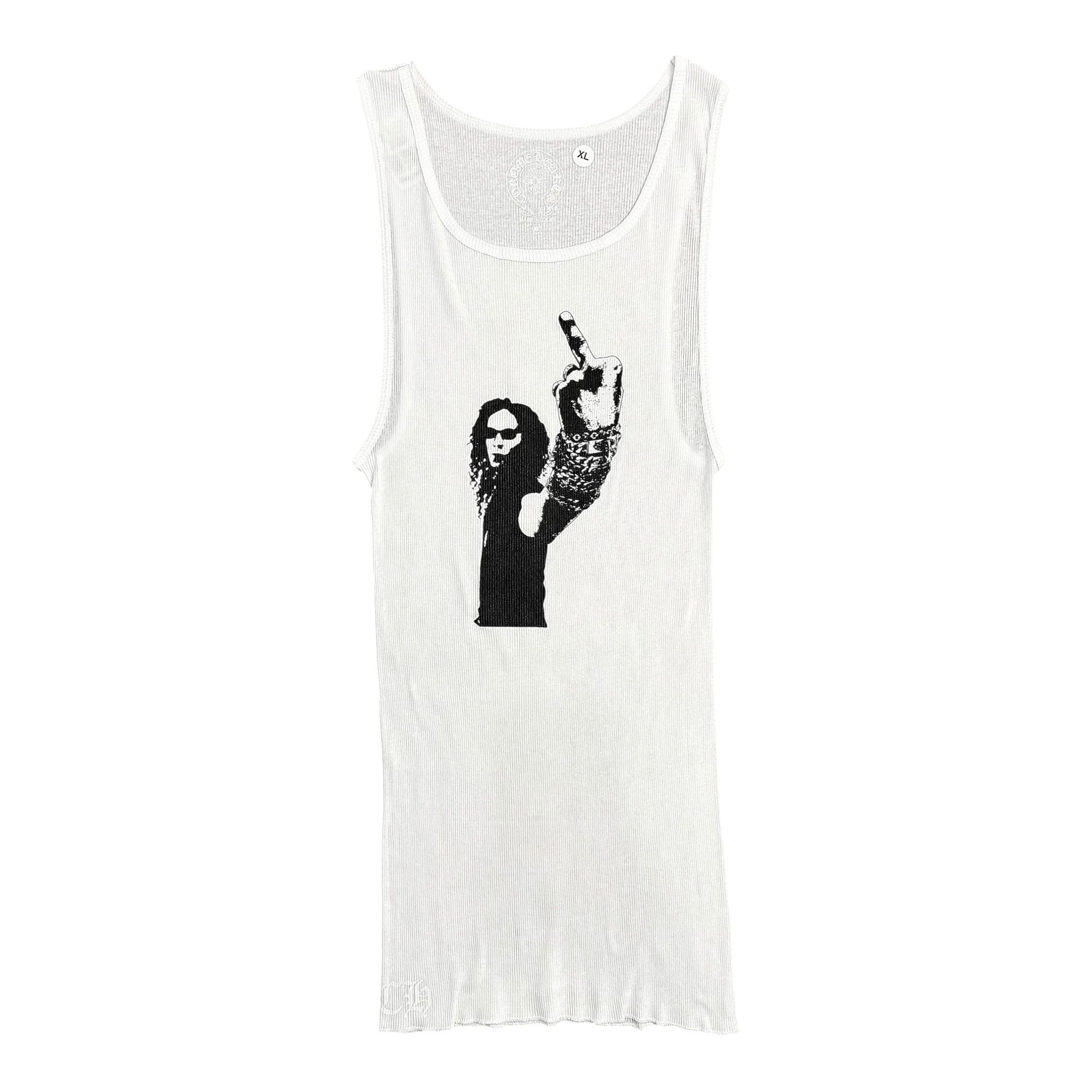 Chrome Hearts Richard Stark Tank Top White Black Size US XL / EU 56 / 4 - 1 Thumbnail
