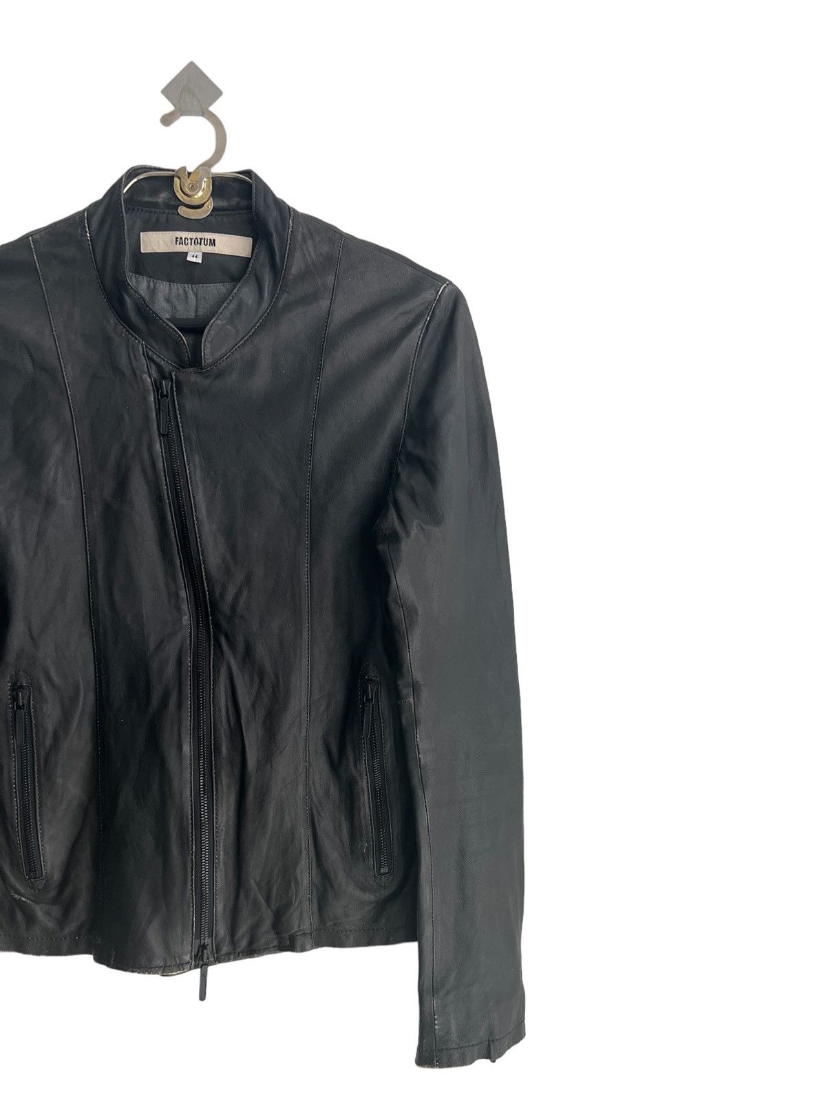 FACTOTUM Factotum 🇯🇵 Elongated Sleeve Post Apocalypse Leather Jacket Size US S / EU 44-46 / 1 - 4 Thumbnail