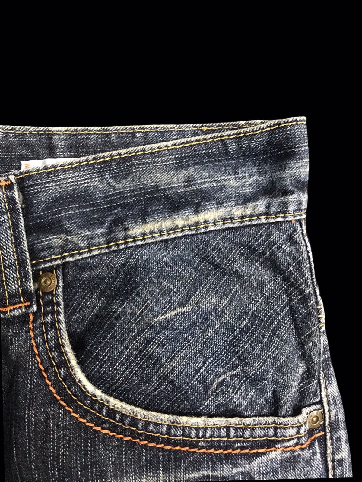 Edwin 💥90s Style💥EDWIN REGULAR MUD STONEWASH DENIM F76 Size US 32 / EU 48 - 10 Thumbnail
