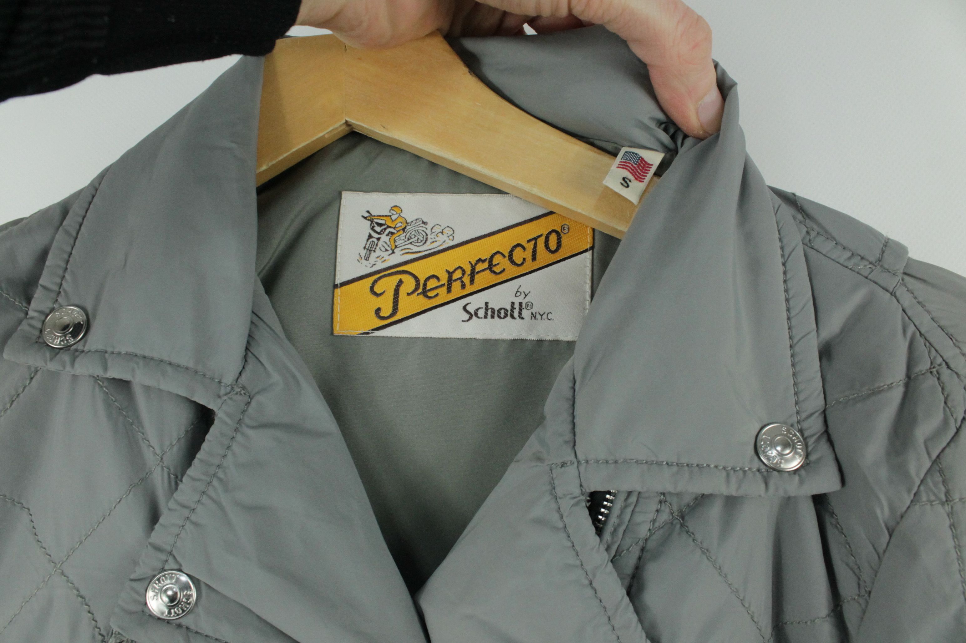 Schott Schott NYC Perfecto Light Quilted Biker Jacket Slim Fit Size US S / EU 44-46 / 1 - 8 Thumbnail