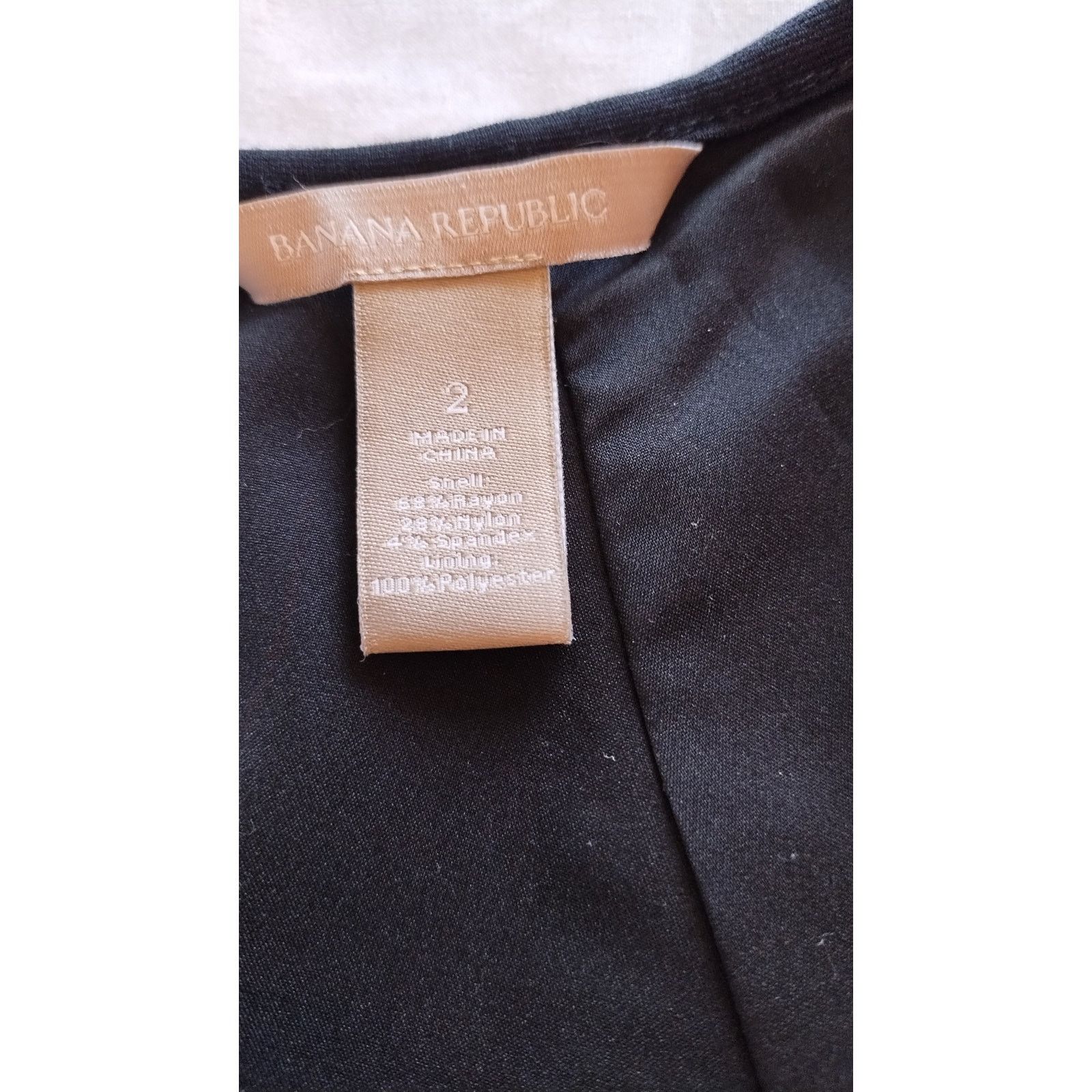 Banana Republic Banana Republic short sleeves Black Jewel neckline Dress Sz2 Size XS / US 0-2 / IT 36-38 - 8 Thumbnail
