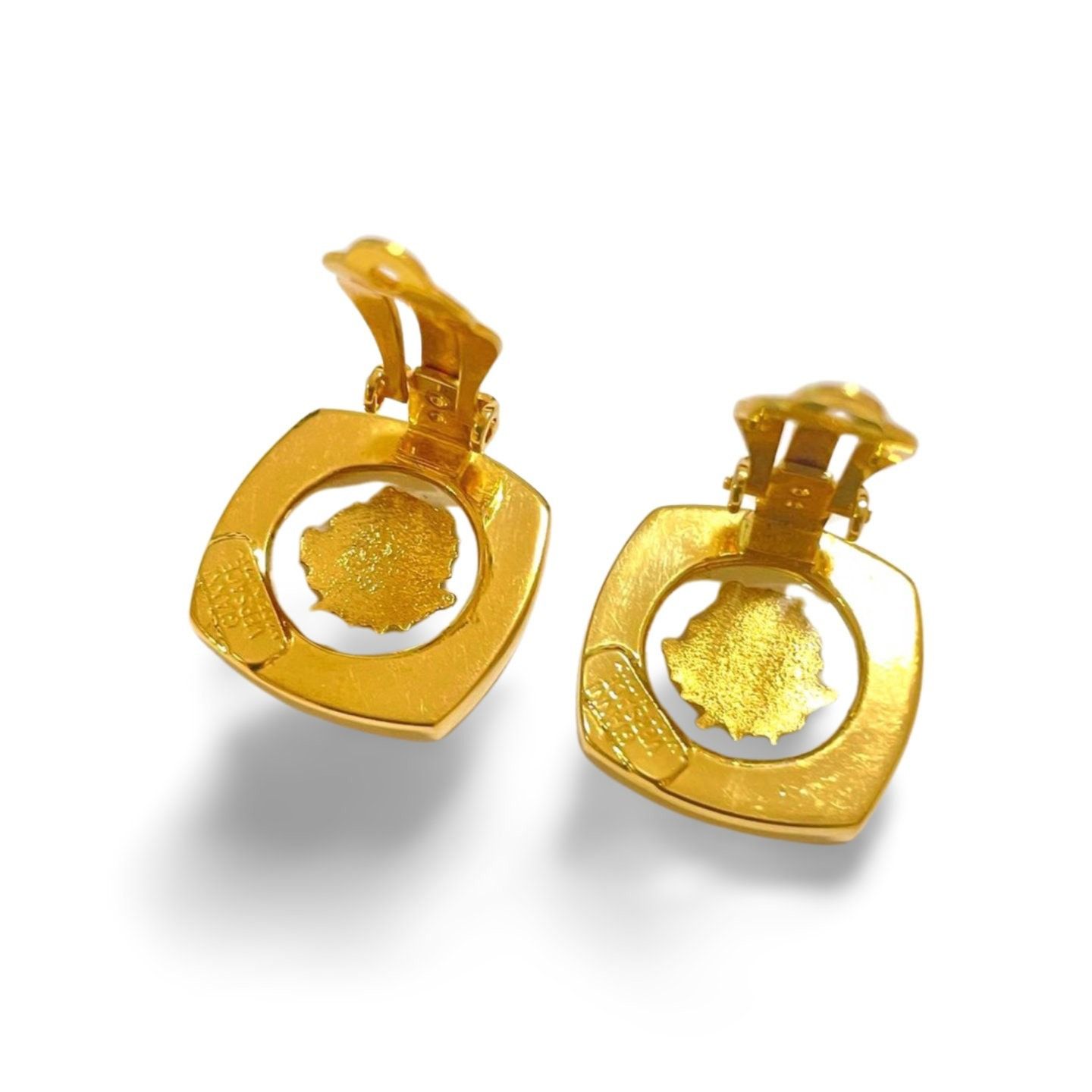 Versace Vintage Gianni Versace clear and gold tone medusa face motif Size ONE SIZE - 7 Thumbnail