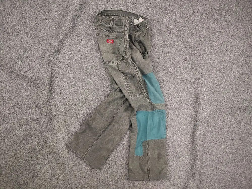 Dickies Vintage Dickies Faded Canvas Patchwork USA Style Skate Pants Size US 34 / EU 50 - 1 Thumbnail