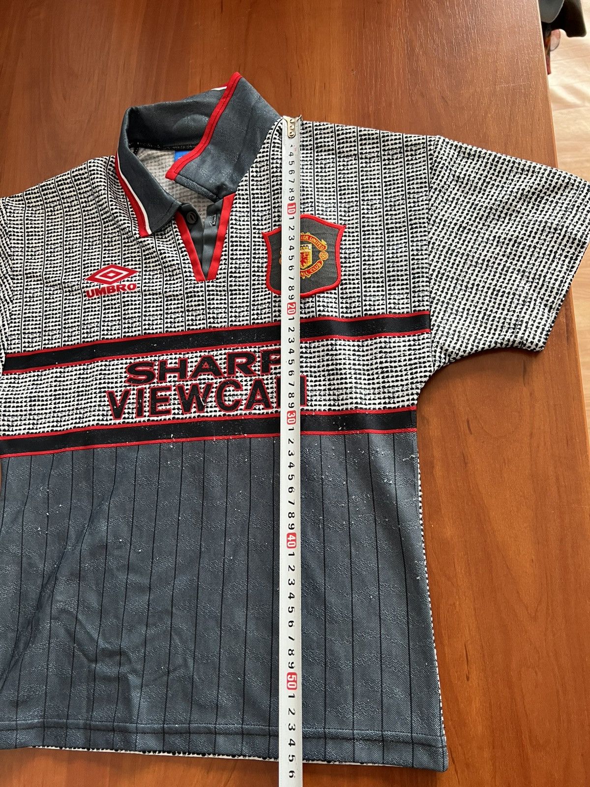 Umbro 1995/96 MANCHESTER UNITED #17 COLE AWAY SOCCER JERSEY BOYA Size US XXS / EU 40 - 15 Thumbnail