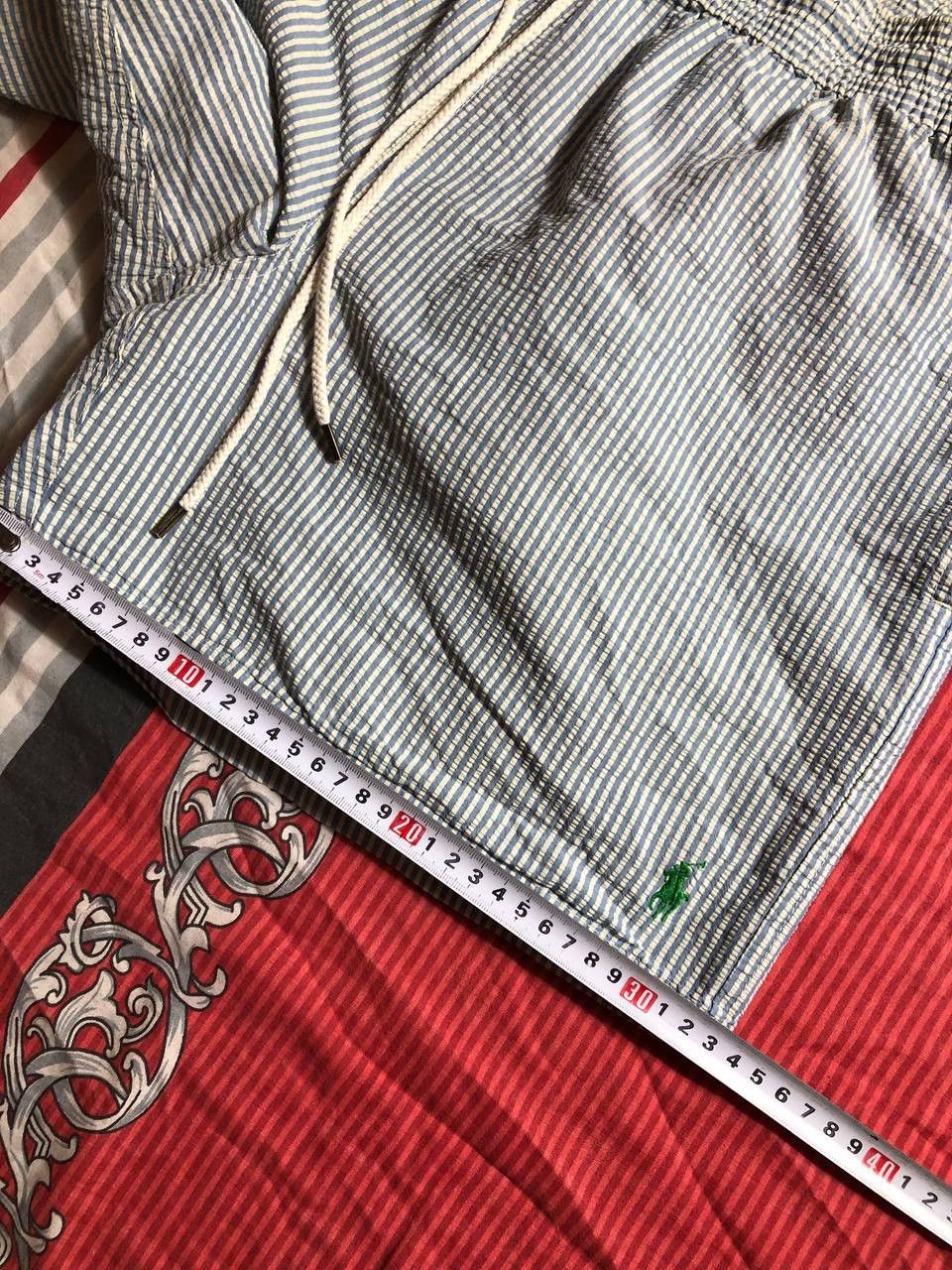 Polo Ralph Lauren × Vintage Vintage Y2K Polo Sport Striped Baggies Nylon Shorts Size US 34 / EU 50 - 16 Thumbnail