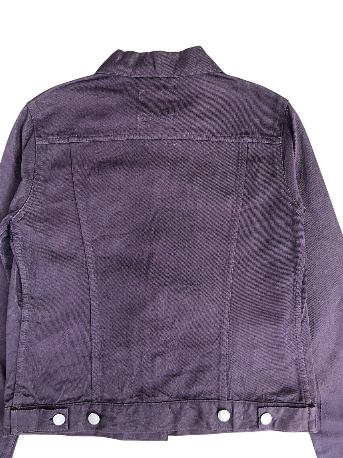 Helmut Lang Helmut Lang Denim Jacket Raw Silk Denim Size US XXS / EU 40 - 5 Thumbnail