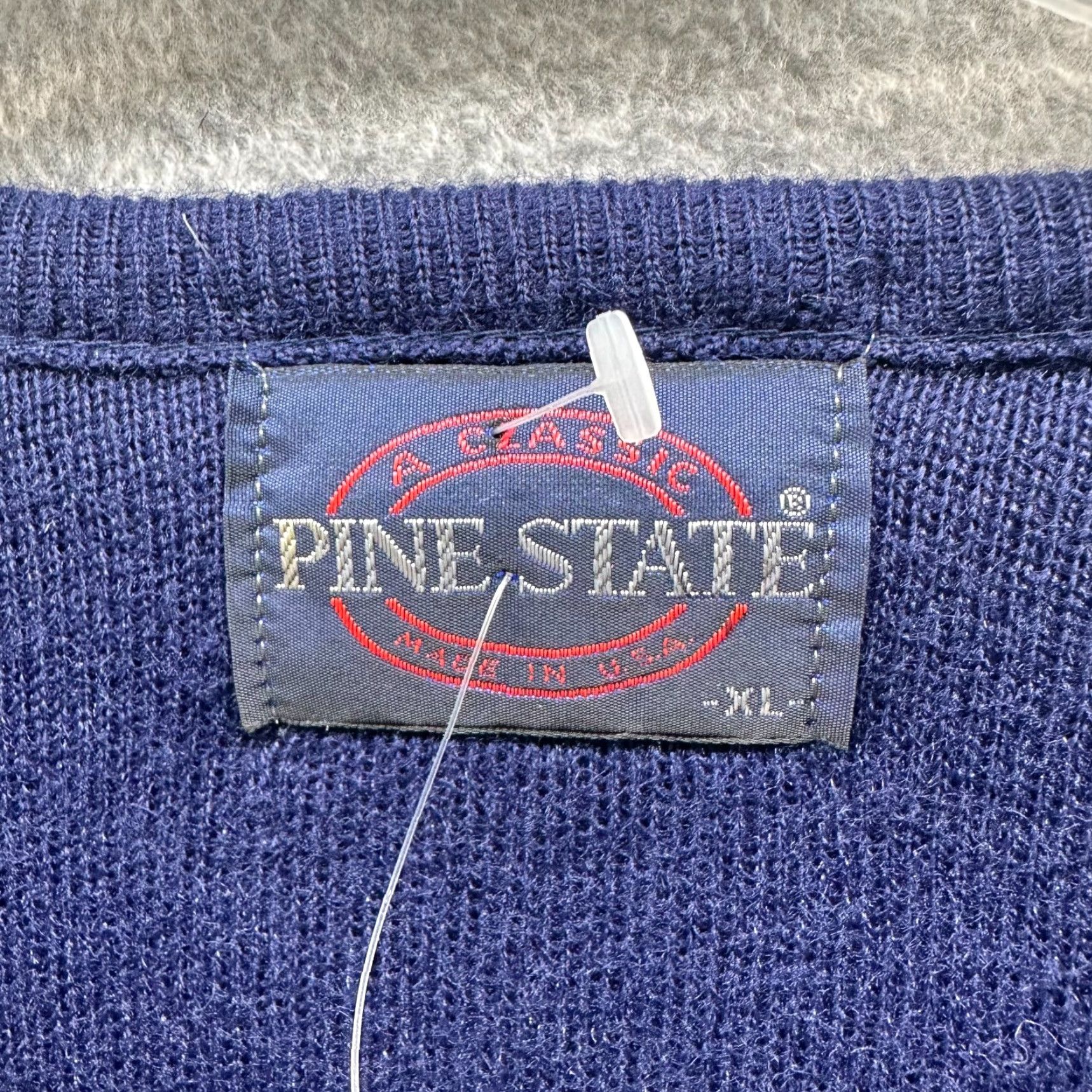 Vintage VINTAGE Pine State Pullover Sweater XL Blue Mens Knit Pullover 80s 90s Classic Preppy Vintage Size US XL / EU 56 / 4 - 4 Thumbnail
