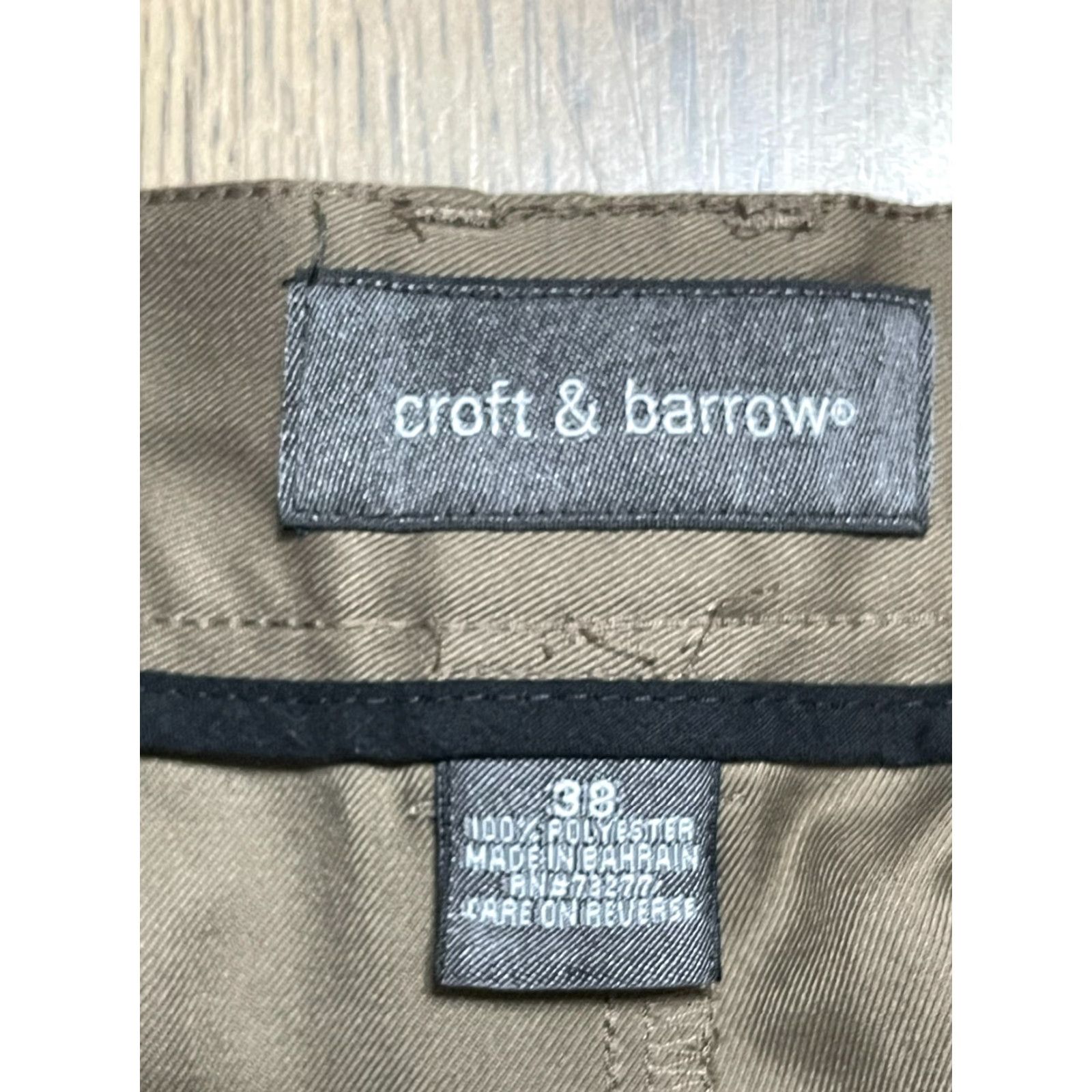 Croft & Barrow Croft & Barrow Shorts Mens Size 38 Brown Cargo Shorts Multi Pockets Size US 38 / EU 54 - 5 Thumbnail