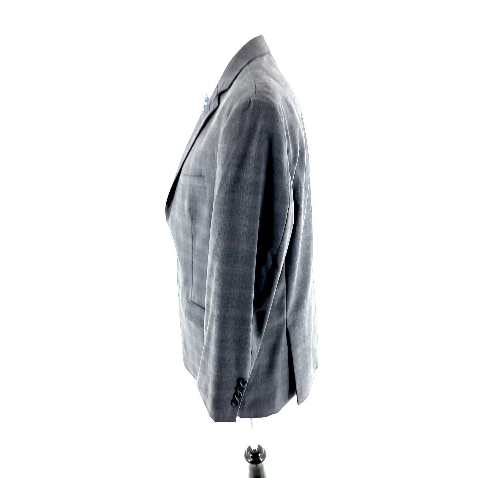 Joseph Abboud Joseph Abboud Wool 2 Button Gray Plaid Blazer 40S Or Slim 42 Size 40S - 4 Thumbnail