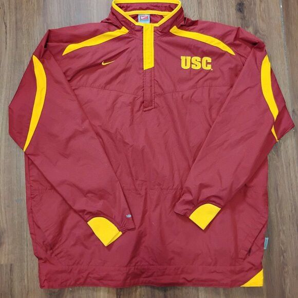 Nike Vintage Nike Fit Storm USC Trojans Windbreaker Jacket Size US XL / EU 56 / 4 - 2 Thumbnail