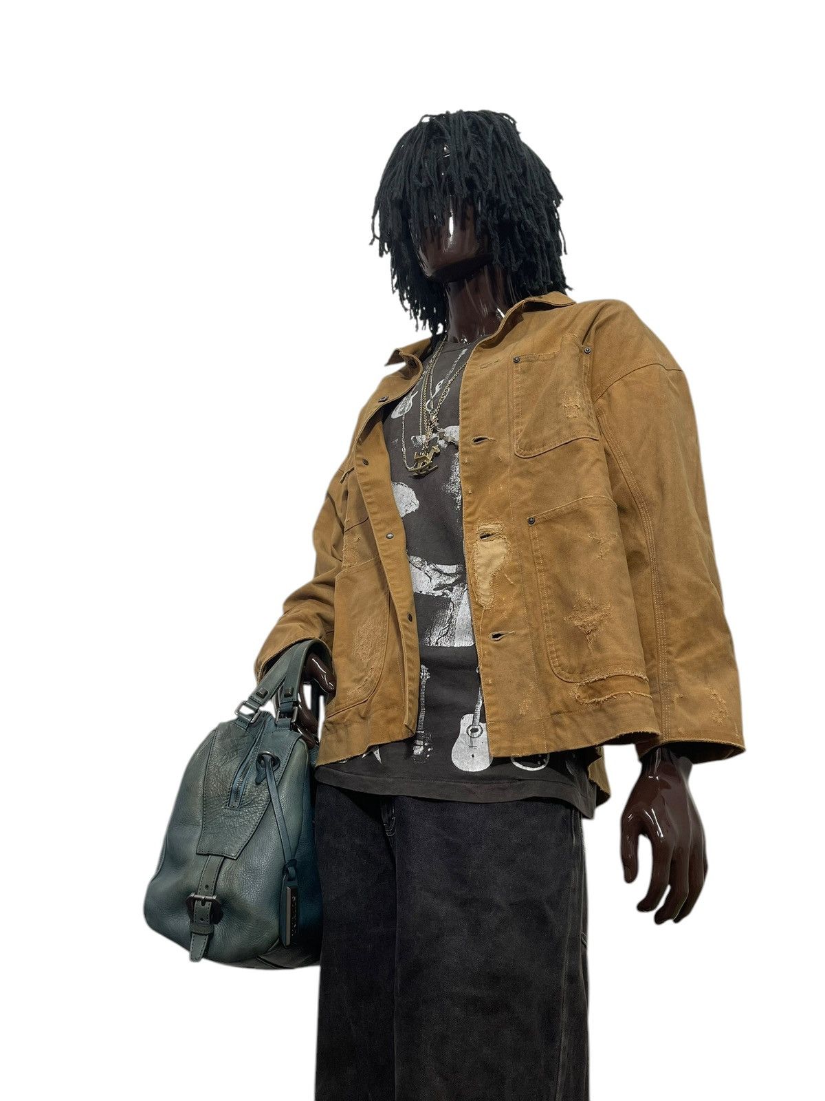 Japanese Brand Full Leather Sizyoa Boston Bag 1🟩2 Size ONE SIZE - 4 Thumbnail