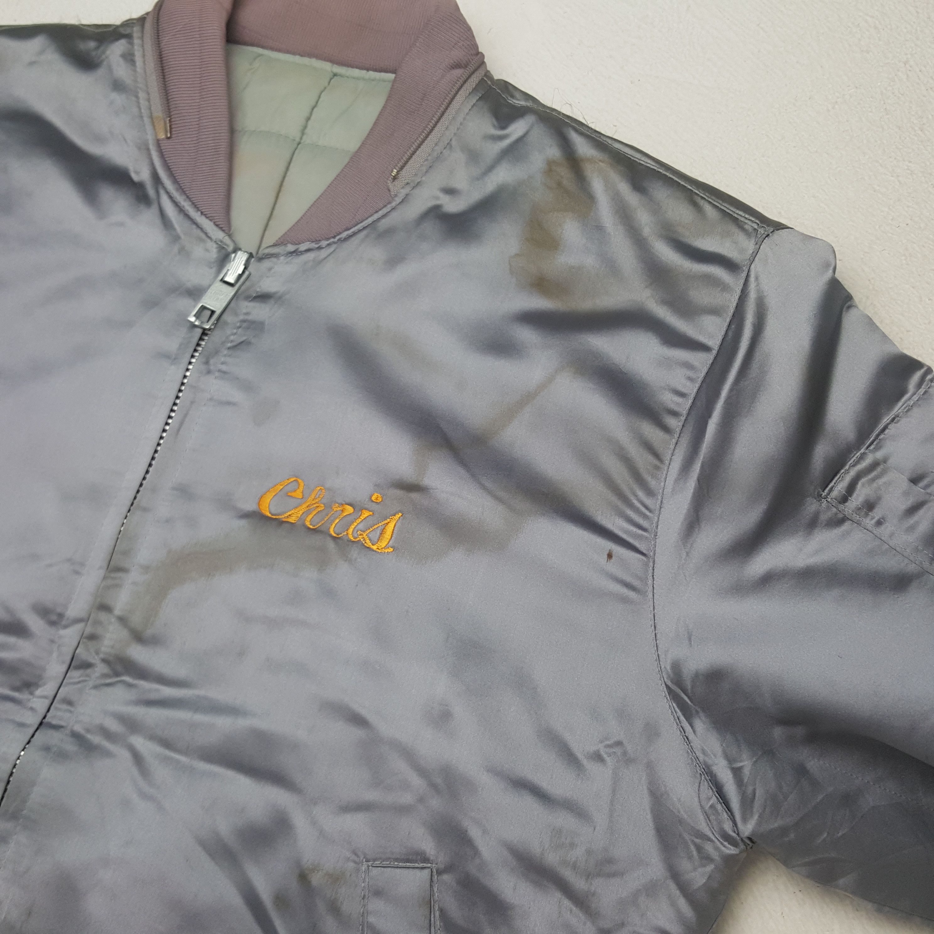 Japanese Brand Vintage Team Spirit 89 Embroidery Bomber Sukajan Jacket RR8 Size US L / EU 52-54 / 3 - 10 Thumbnail