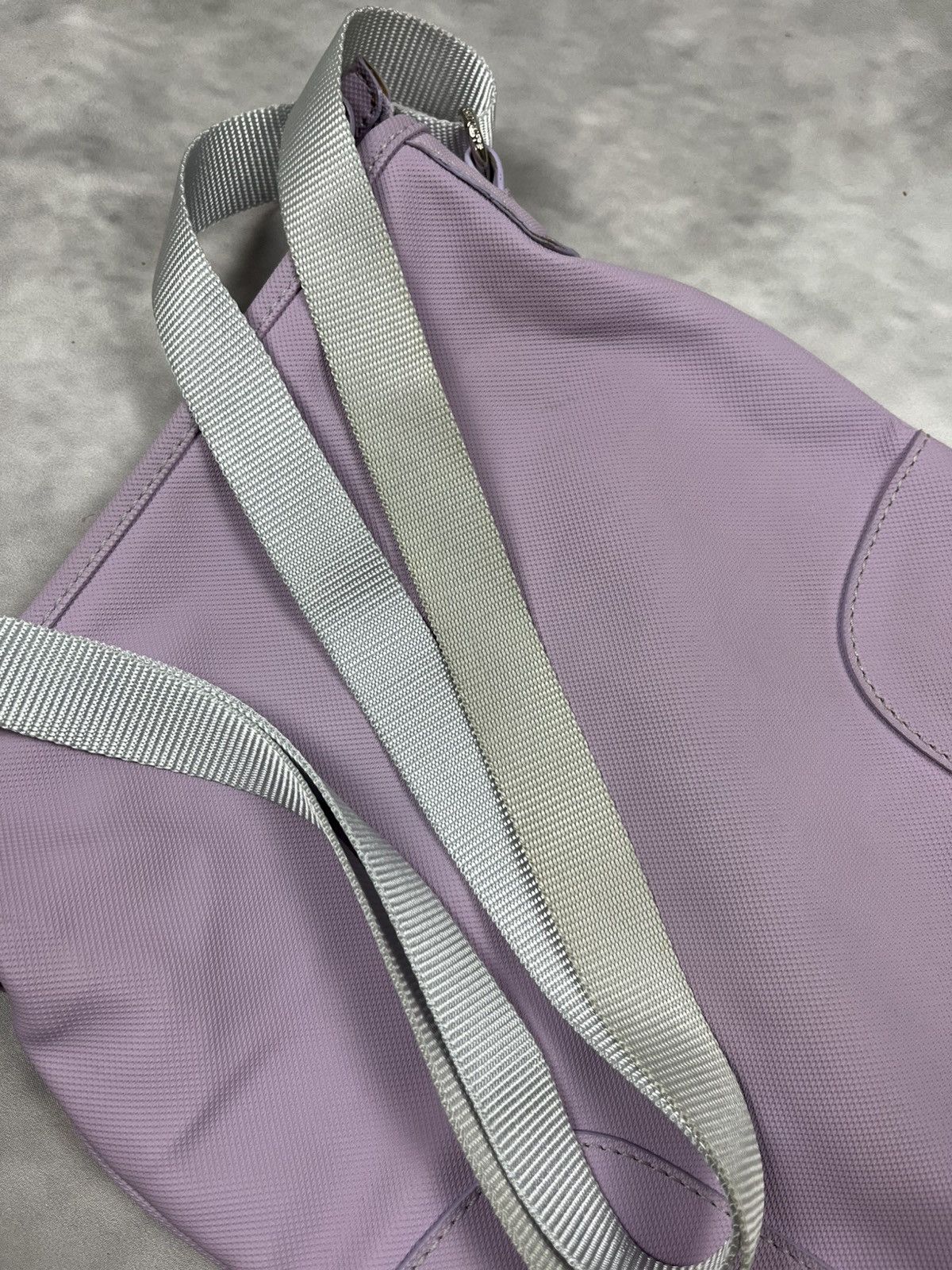 Lacoste Lacoste IUNU FLAT Lilac/Lavender Flat Crossbody Shoulder Bag Size ONE SIZE - 8 Thumbnail