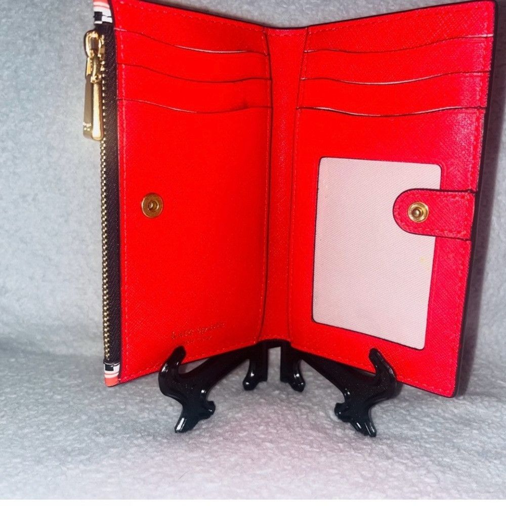 Kate Spade Kate Spade ♠️ Slice Pizza Shop 🍕Embossed Leather Small Sli Size ONE SIZE - 3 Thumbnail