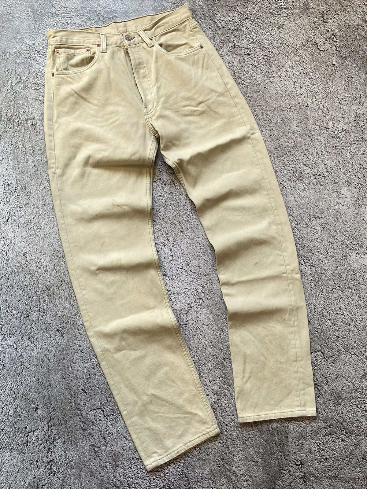 Levi's × Vintage Levi’s Distressed Vintage Denim Pants Made In USA Dirty Faded Size US 32 / EU 48 - 10 Thumbnail