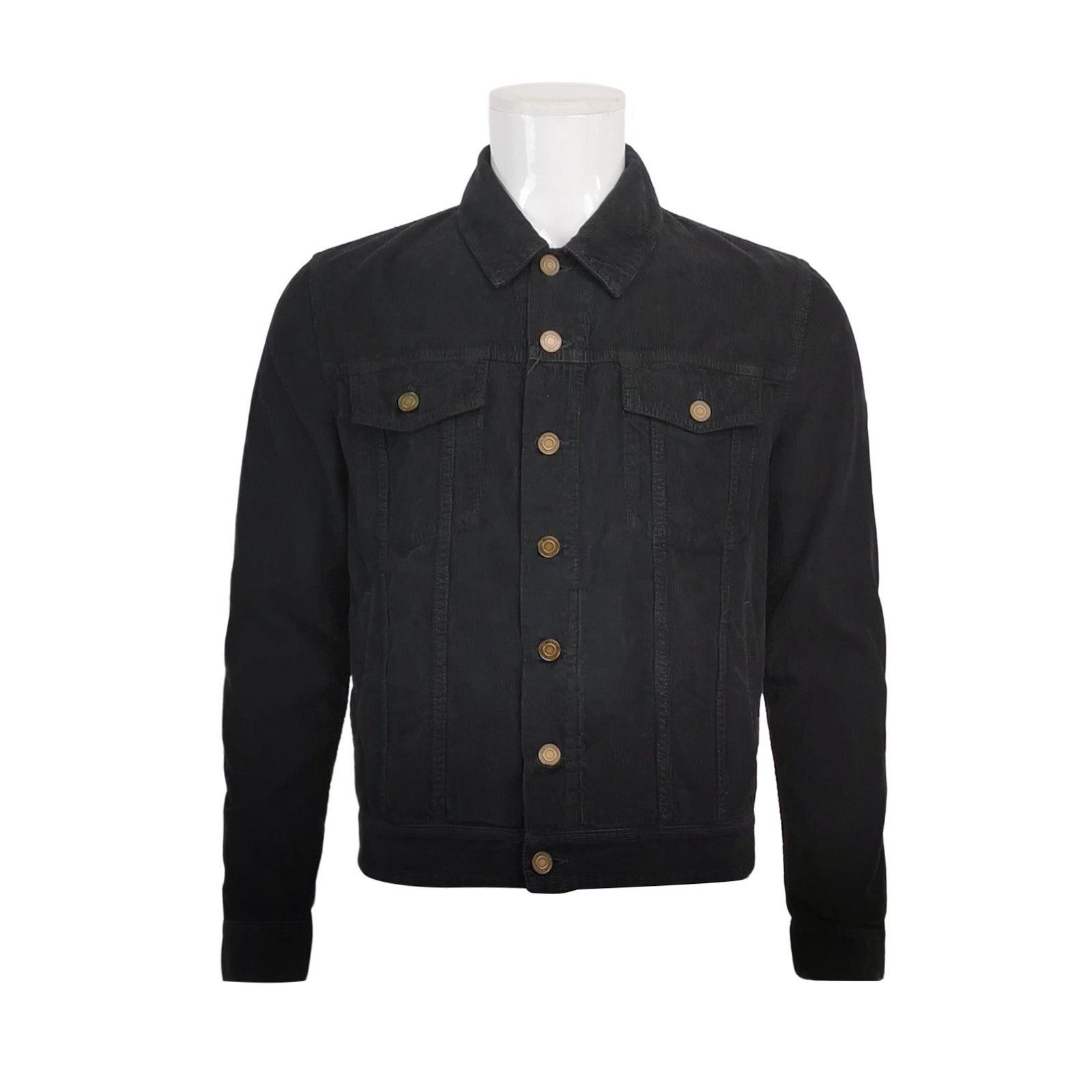 Saint Laurent Paris Saint Laurent Black Corduroy Jacket Size US S / EU 44-46 / 1 - 1 Thumbnail