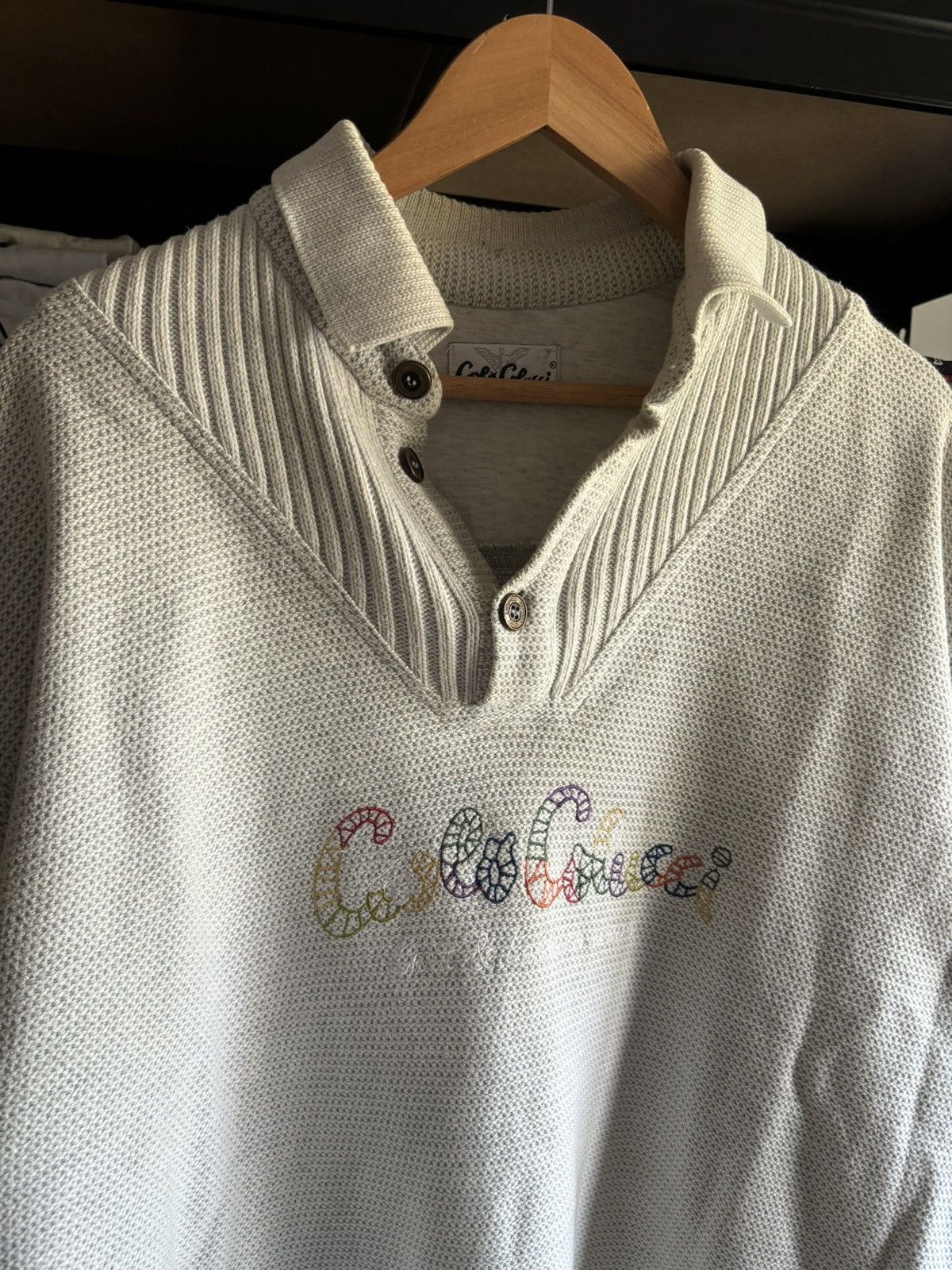 Carlo Colucci × Vintage Carlo Colucci Multicolour Vintage Sweater 90s Knitwear Size US M / EU 48-50 / 2 - 3 Thumbnail