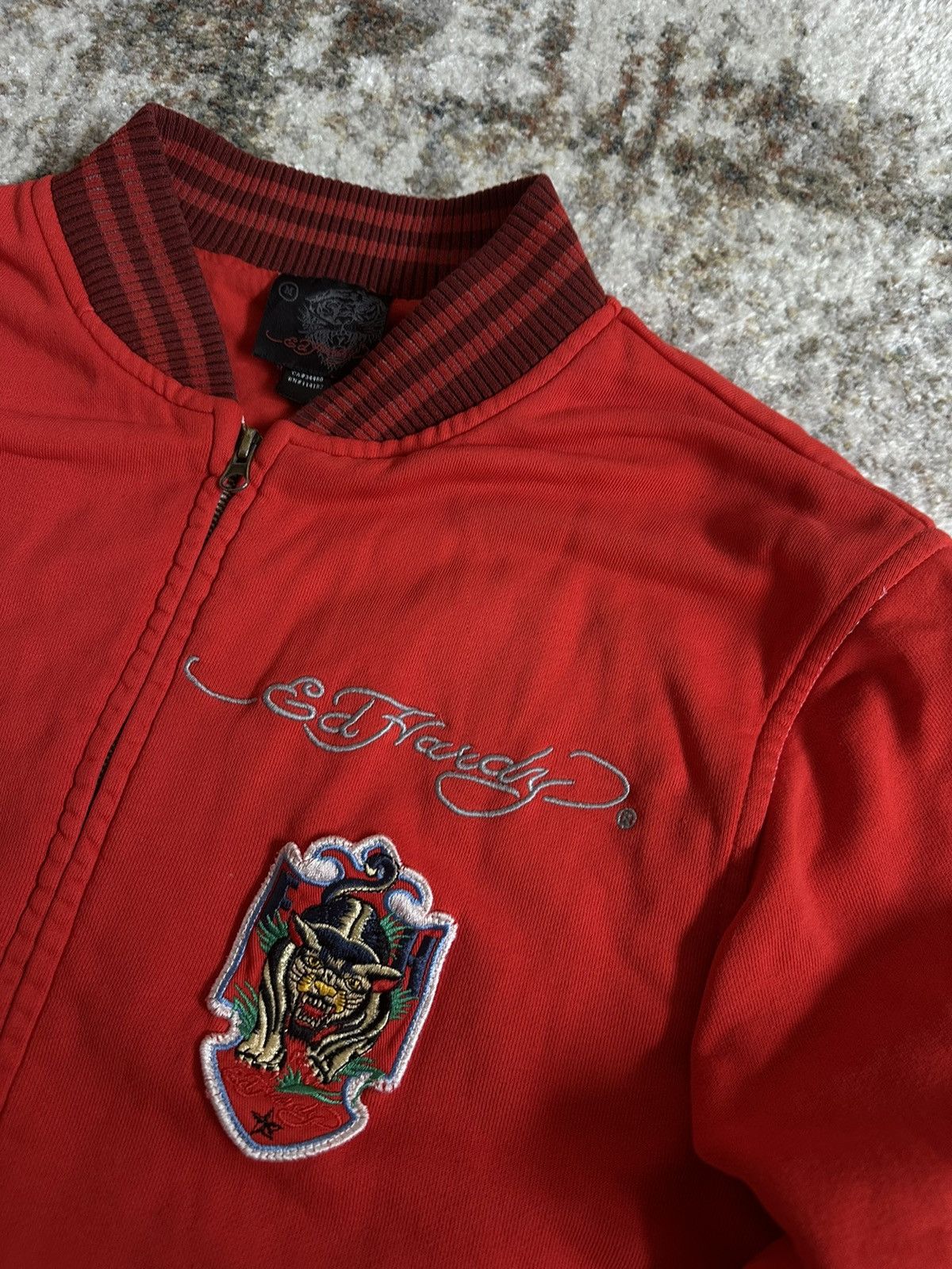Affliction × Christian Audigier × Ed Hardy ☠️ Rare Ed Hardy by Christian Audiger Bomber Jacket Size US M / EU 48-50 / 2 - 4 Thumbnail
