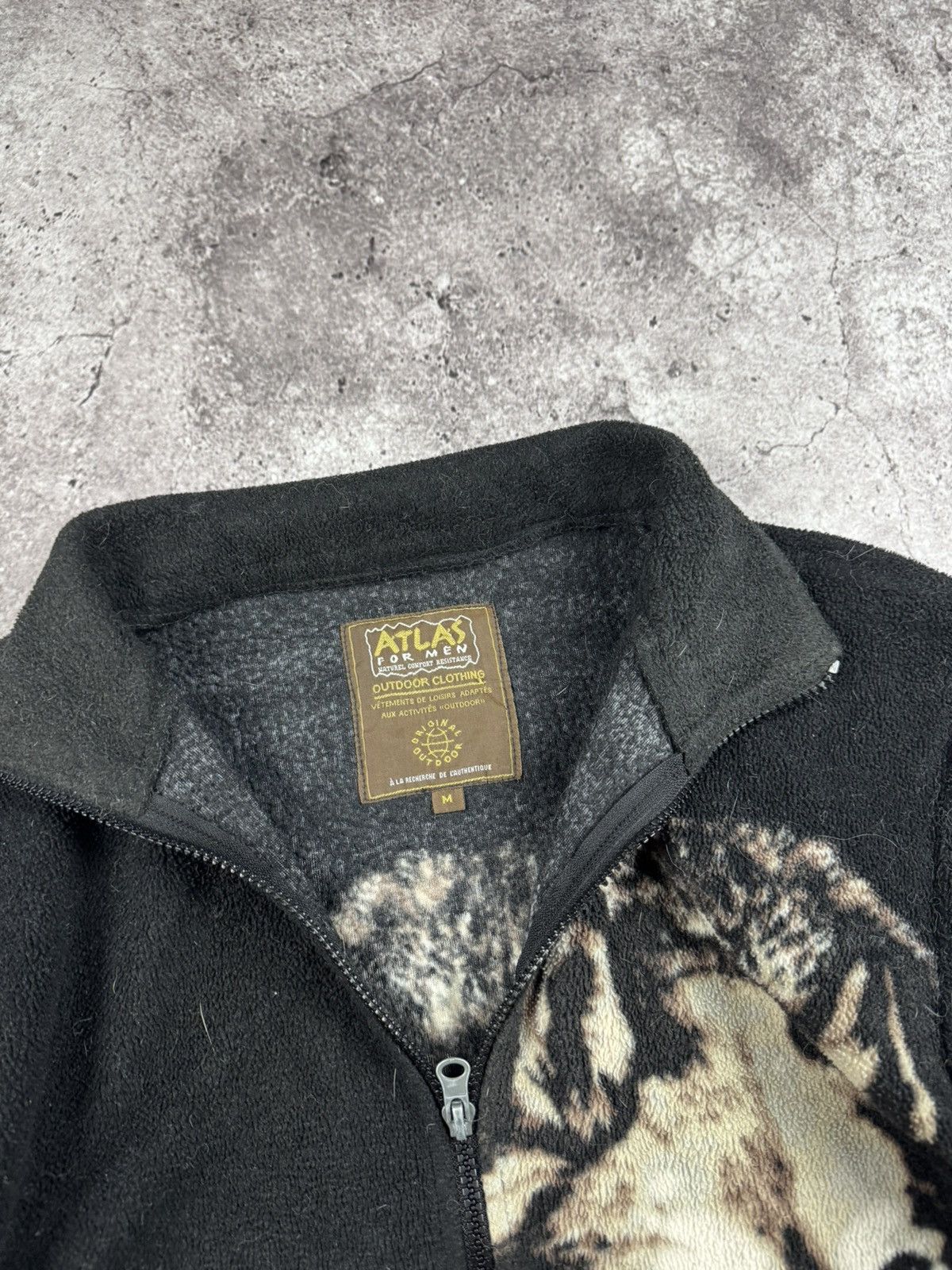 Vintage 🇺🇸 Vintage 90s Wolf Fleece USA animal rare retro Y2K hype Size US M / EU 48-50 / 2 - 3 Thumbnail