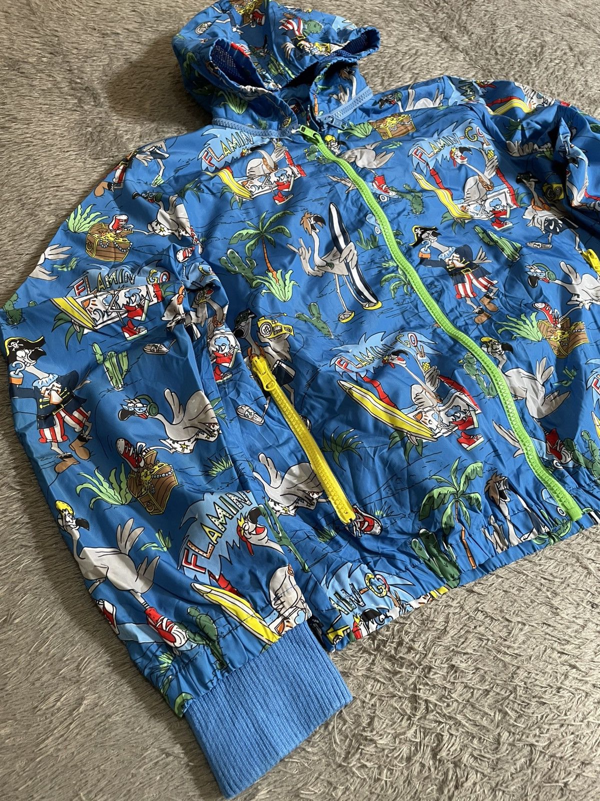 Stella McCartney Stella McCARTNEY Kids Flamingo packable jacket Size US XXS / EU 40 - 4 Thumbnail