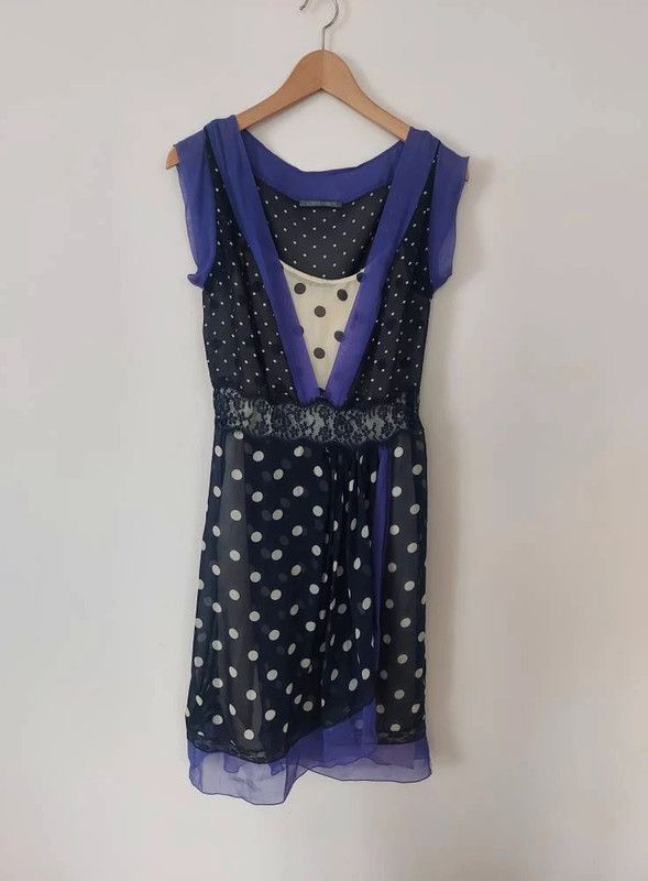Alberta Ferretti Alberta Ferretti silk dress 8/10 Size S / US 4 / IT 40 - 5 Thumbnail