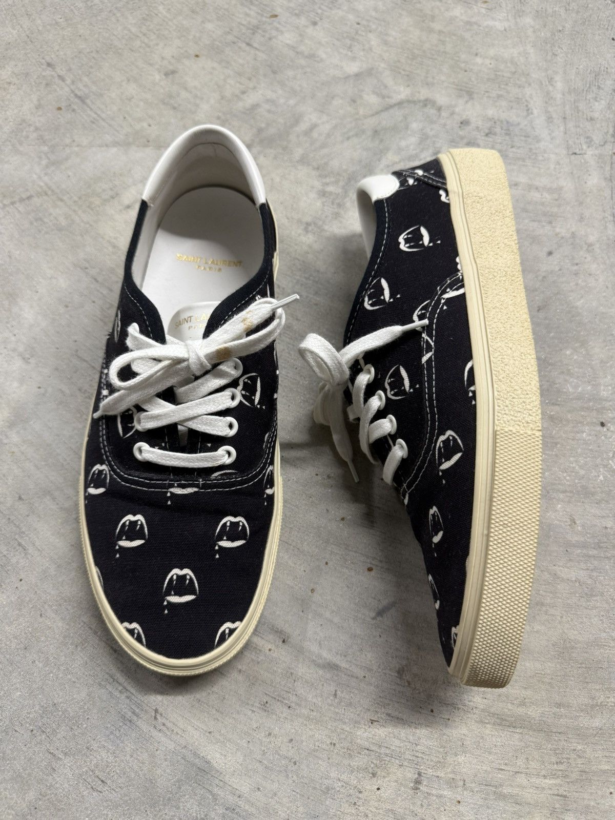 Saint Laurent Paris Saint Laurent S/S14 Blood Luster Skate Sneakers Size US 10.5 / EU 43-44 - 1 Thumbnail
