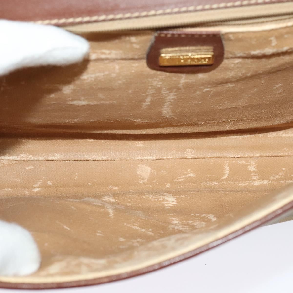 Gucci GUCCI GG Canvas Shoulder Bag Brown Gold 004 49 004 49 Size ONE SIZE - 17 Thumbnail