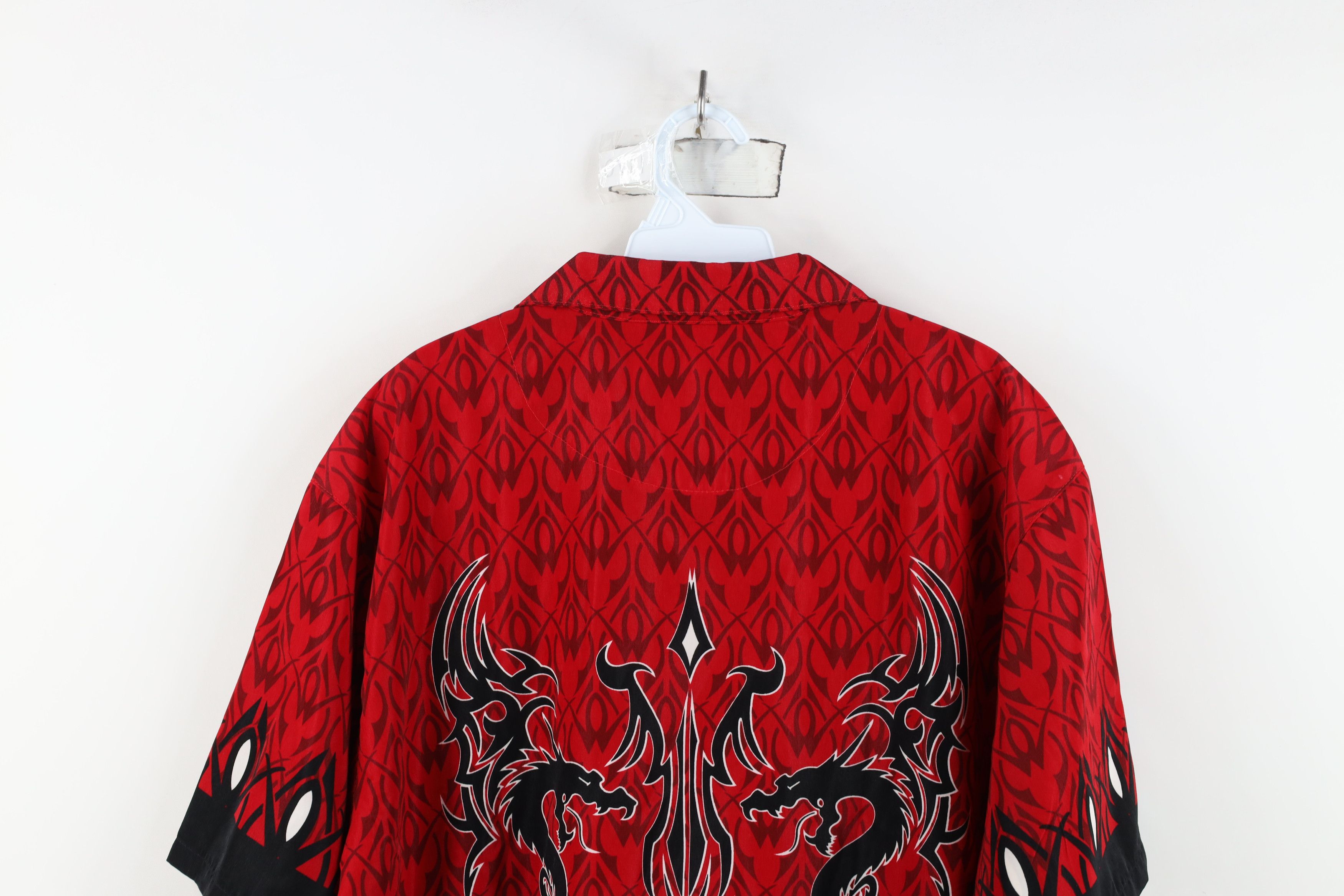 Vintage Vintage 90s Y2K Streetwear Casino Bowling Button Shirt Size US L / EU 52-54 / 3 - 9 Thumbnail