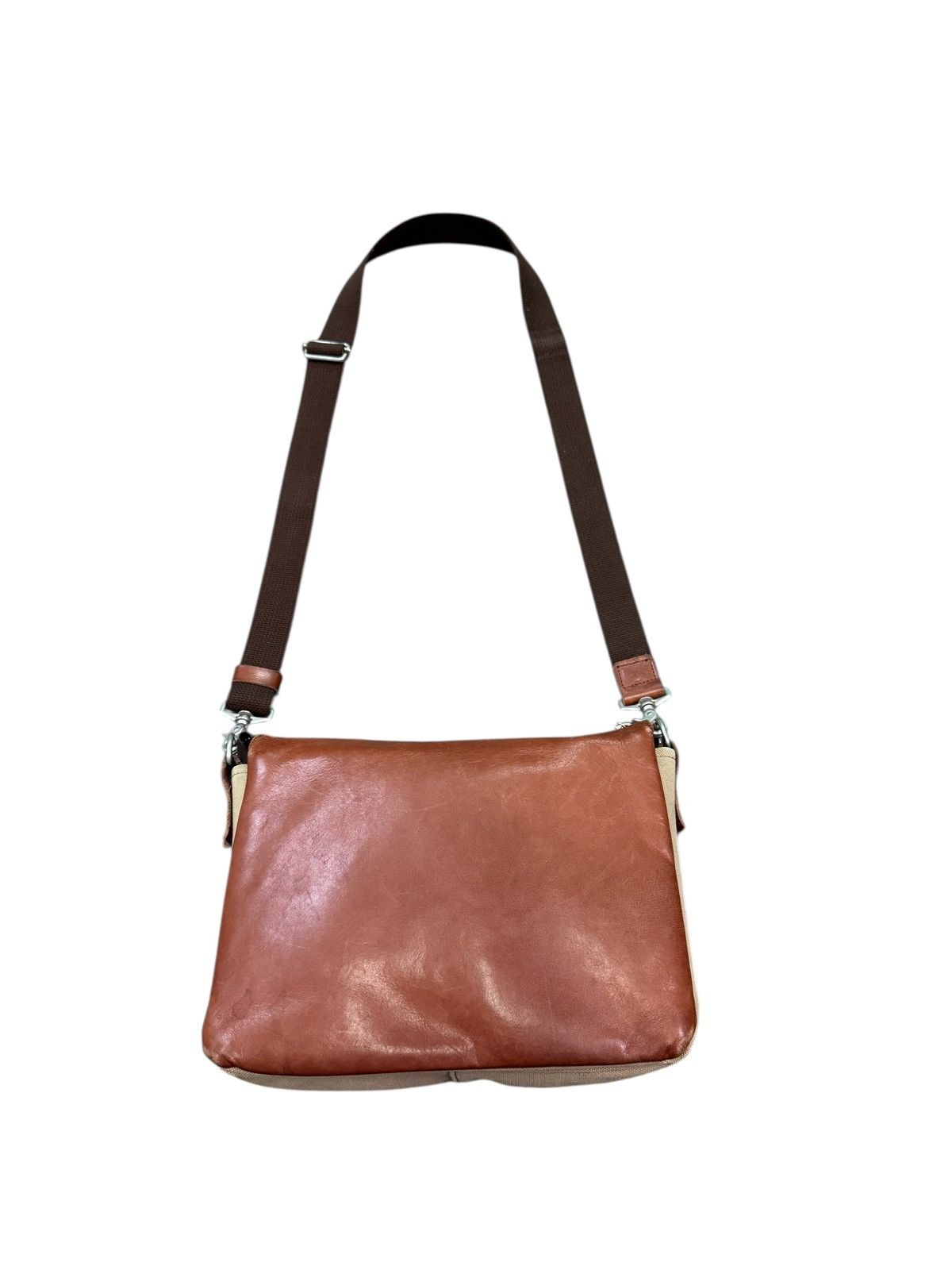 Japanese Brand RARE BAGGY PORT LEATHER CROSSBODY BAG Size ONE SIZE - 11 Thumbnail