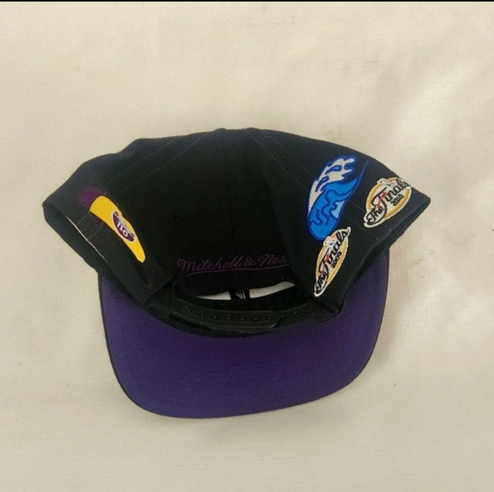 Mitchell & Ness Lakers Kobe Mitchell Ness AOP Hat Los Angeles My City Snap Size ONE SIZE - 10 Thumbnail