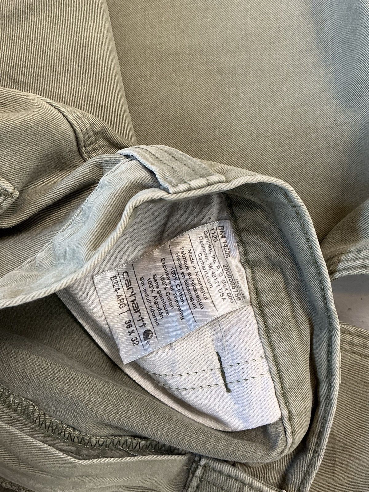 Carhartt × Vintage Vintage Carhartt B324 ARG carpenter denim Size US 36 / EU 52 - 5 Thumbnail
