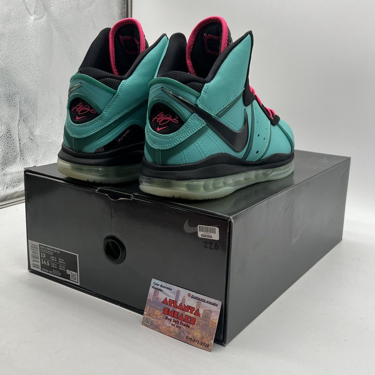 Nike Lebron 8 south beach Size US 13 / EU 46 - 5 Thumbnail