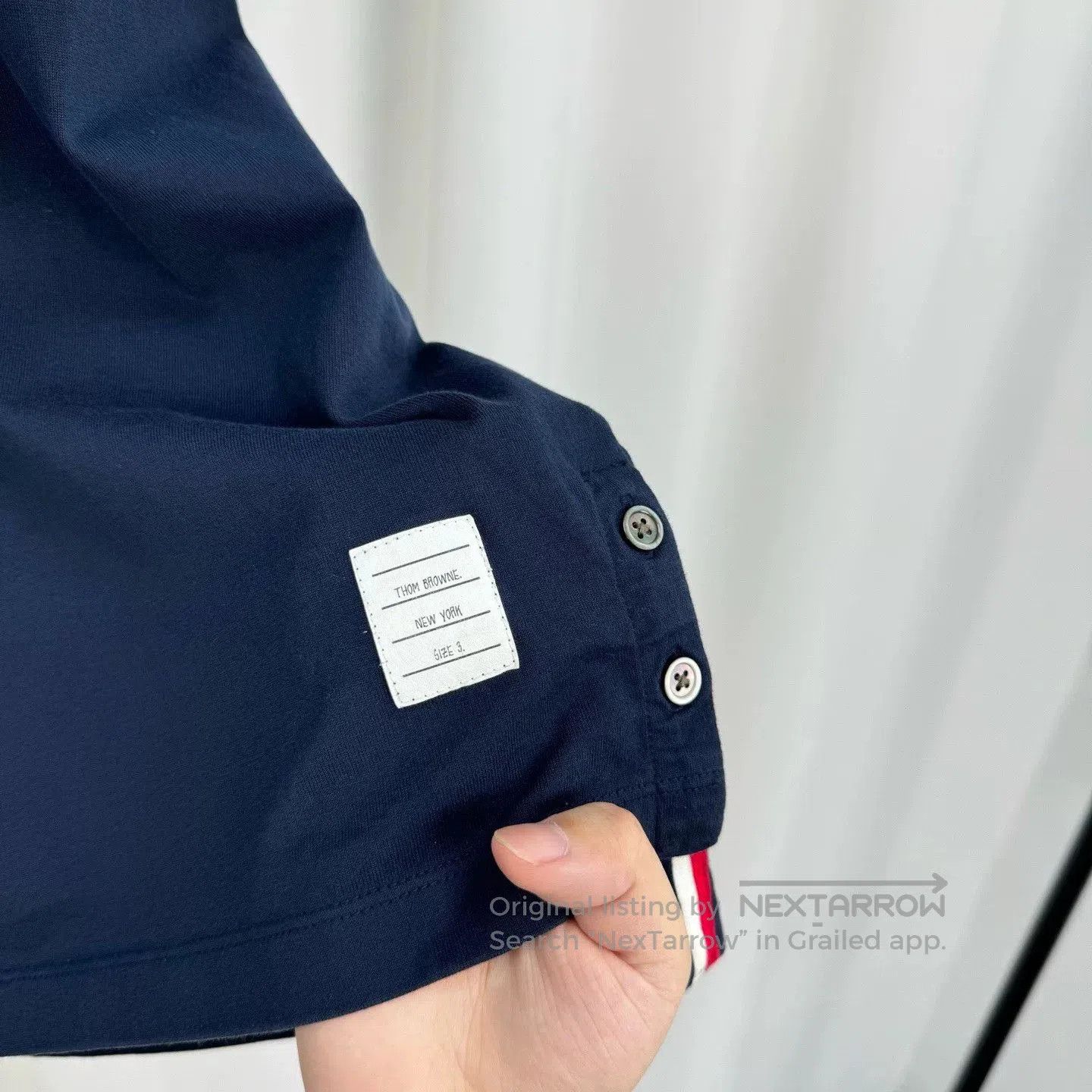Thom Browne Thom Browne Navy Stripe Pocket Short-Sleeve. Size US L / EU 52-54 / 3 - 5 Thumbnail