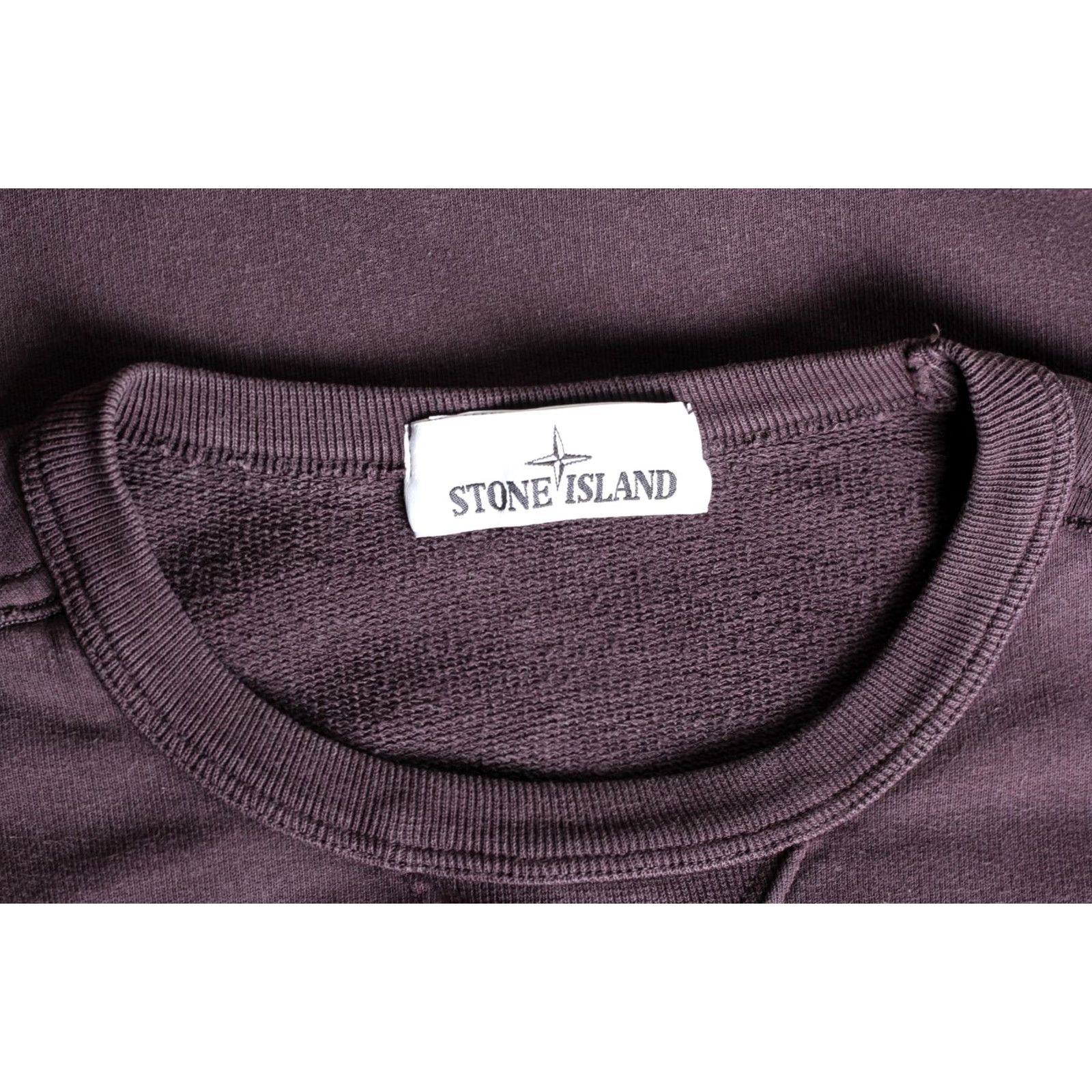 Stone Island STONE ISLAND Sweatshirt Men M VR3589 Crew Neck Pullover Cotton Purple Logo All Seasons Regular Size US M / EU 48-50 / 2 - 4 Thumbnail