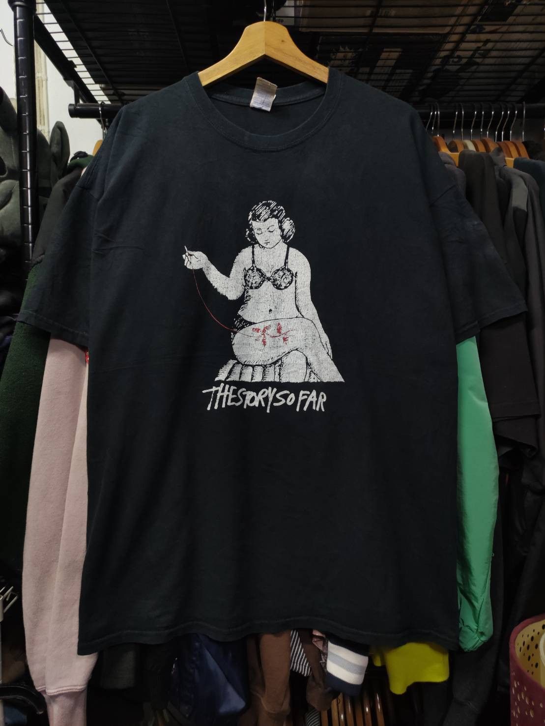 Band Tees Vtg The Story So Far " Girl Stitches " T-Shirt Size US XXL / EU 58 / 5 - 2 Thumbnail