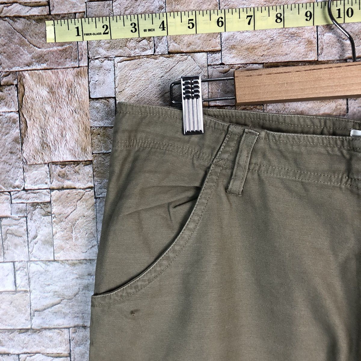Japanese Brand Fullile Green utility tactical Cargo Multipocket Pants #A648 Size US 34 / EU 50 - 8 Thumbnail